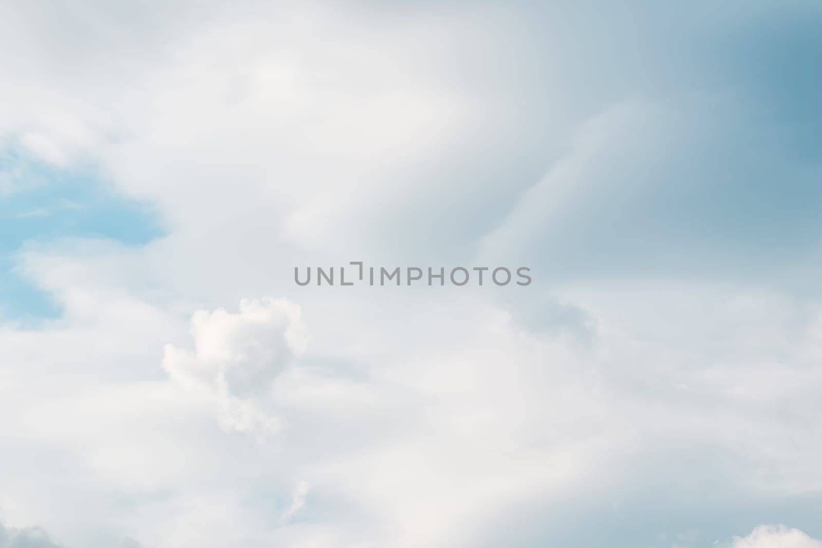 Background of blue sky with beautiful natural white clouds.