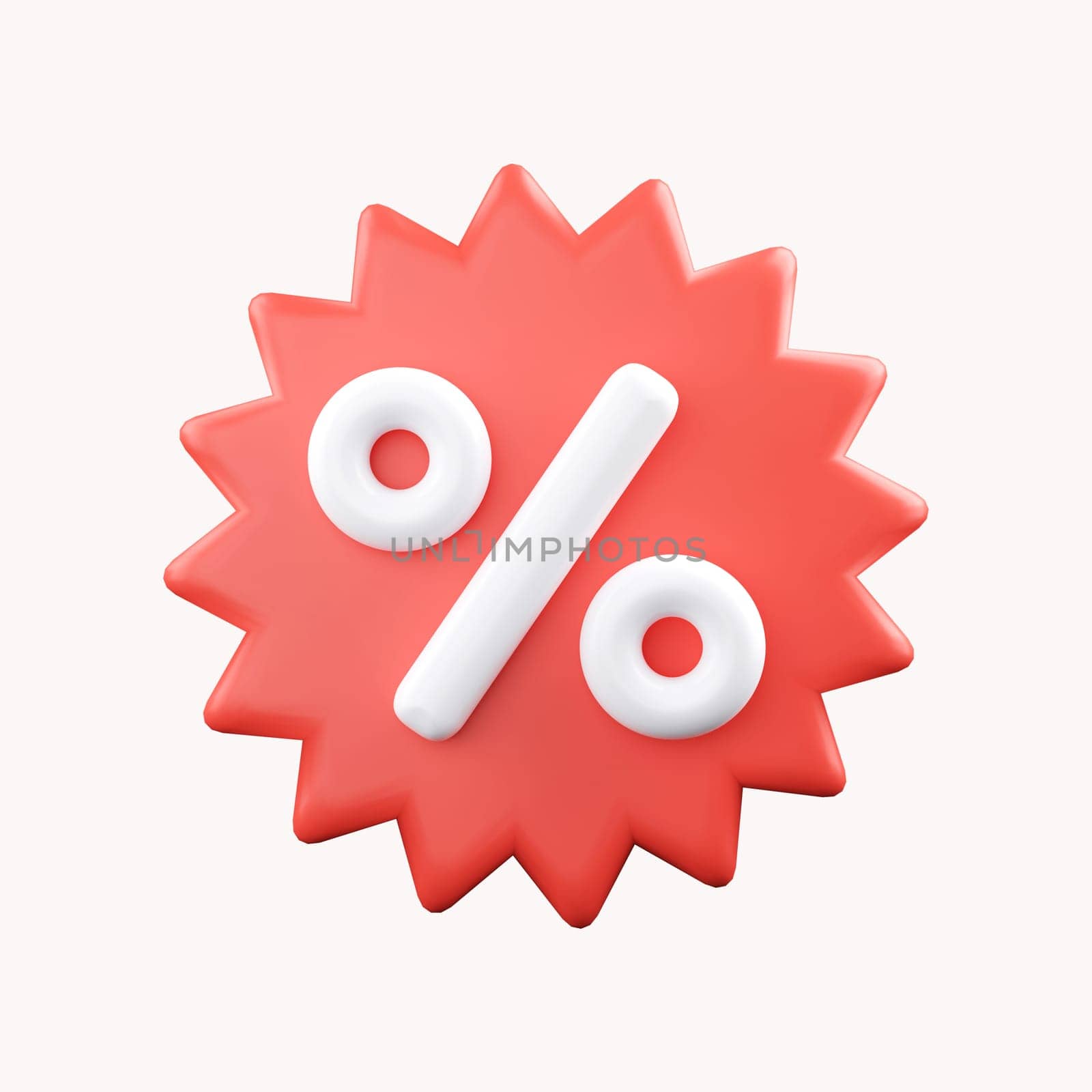 3d Promotion sale percentage discount coupons on isolate background marketing profitable shopping online concept. cashback, purchase, sell, minimal cartoon. 3d render illustration.