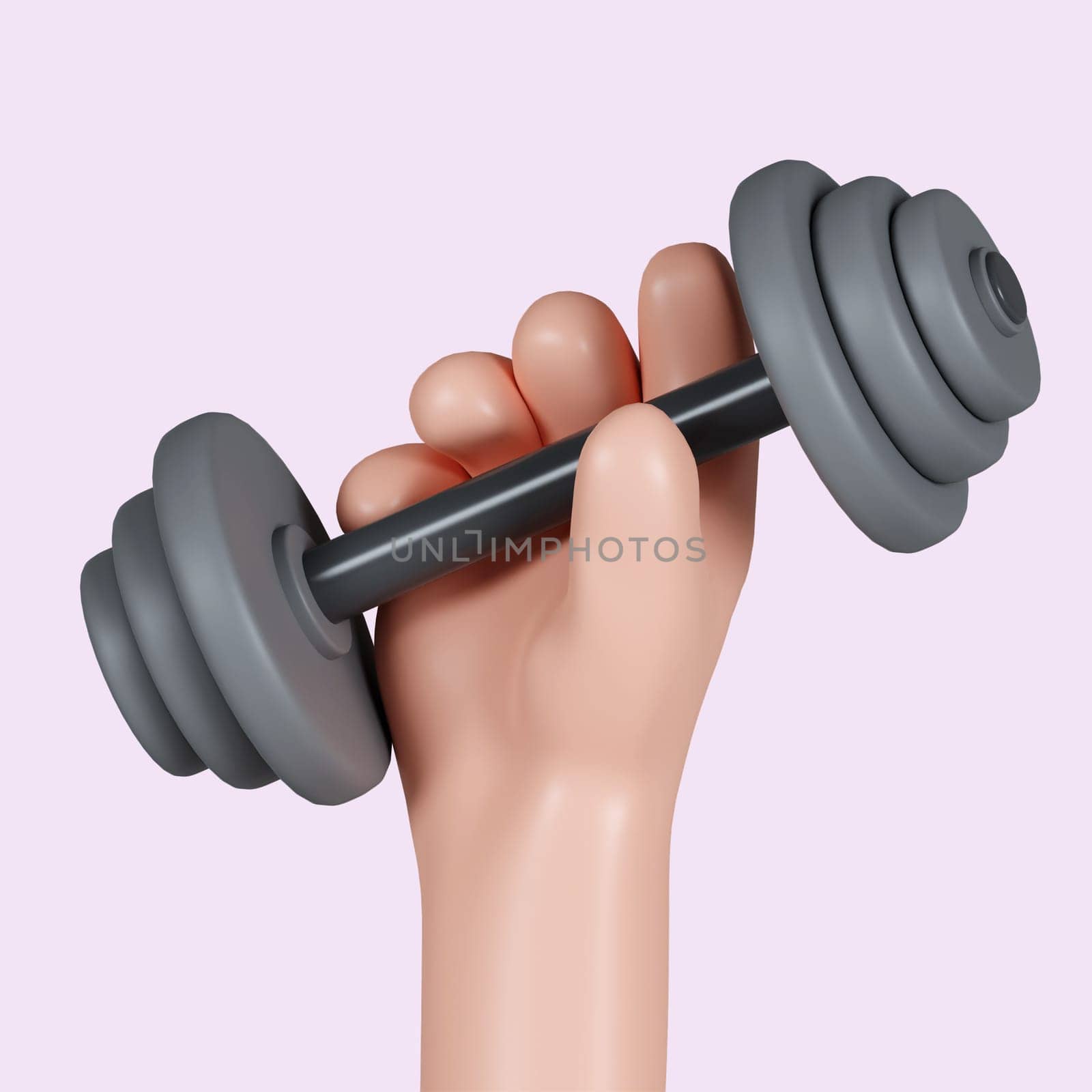 3d strong hand clip art weightlifting dumbbell. exercise gym exercise fitness theme. strong hand clip art weightlifting dumbbell 3d icon 3d illustration exercise gym exercise fitness theme.