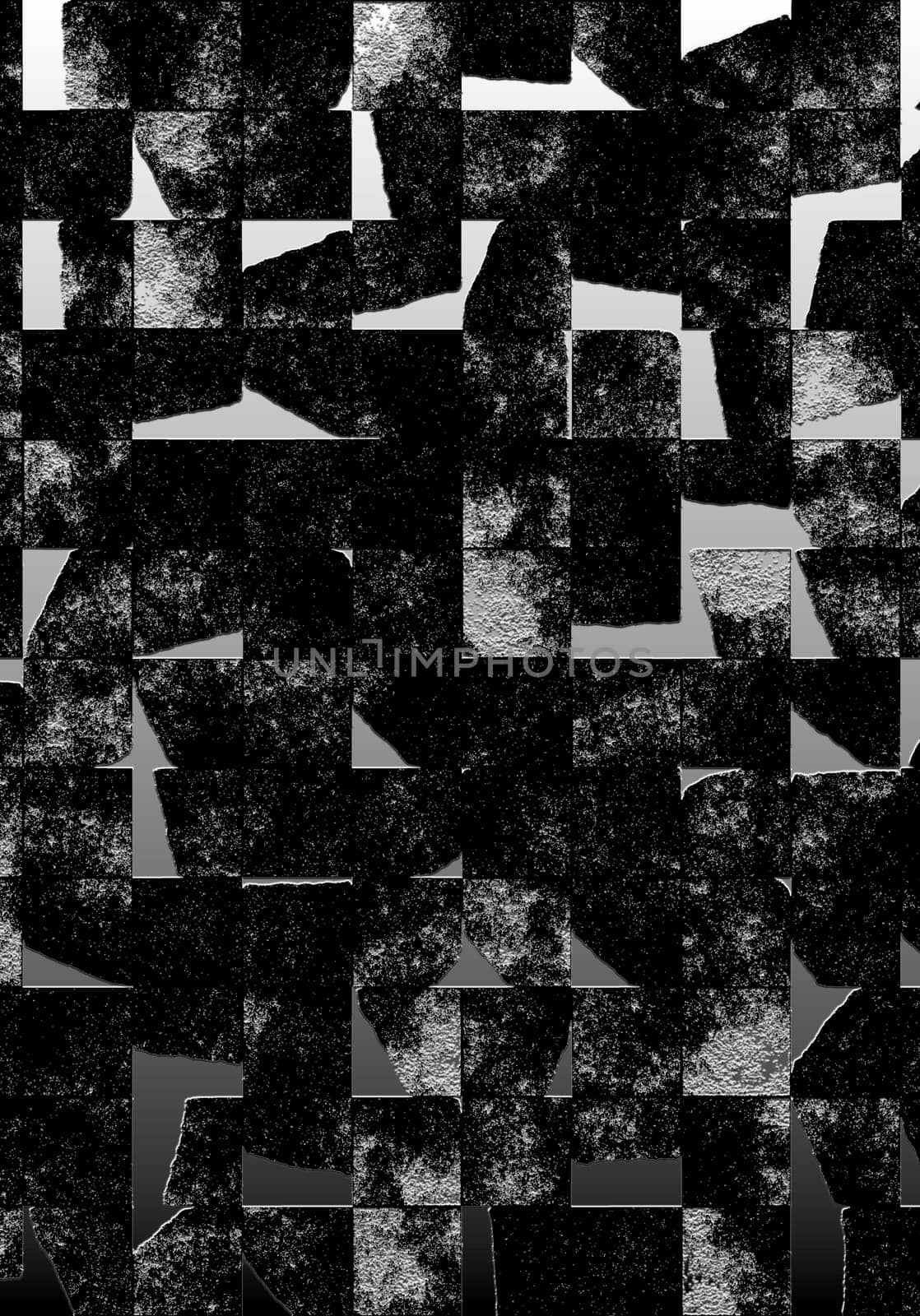 Background image of small square pieces of black on a white background by Mastak80