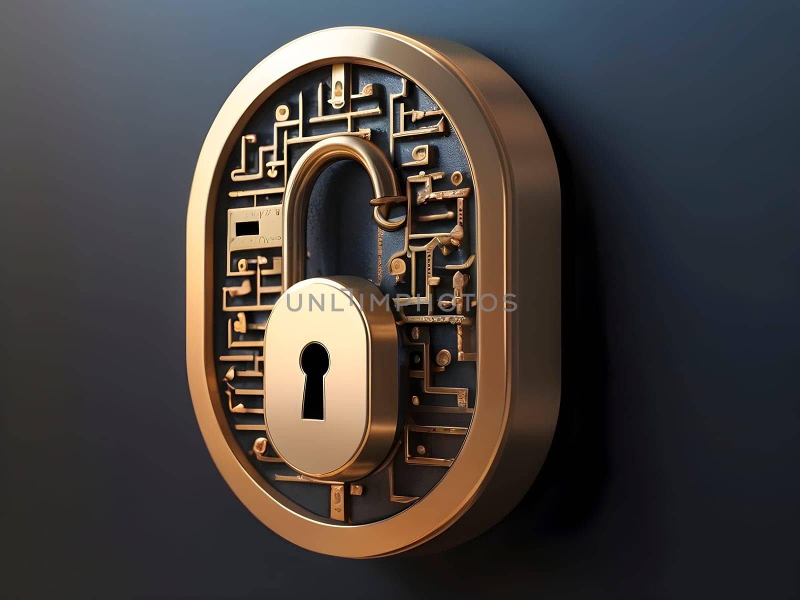 Key to Privacy. Navigating the Digital World with Lock and Key Code.