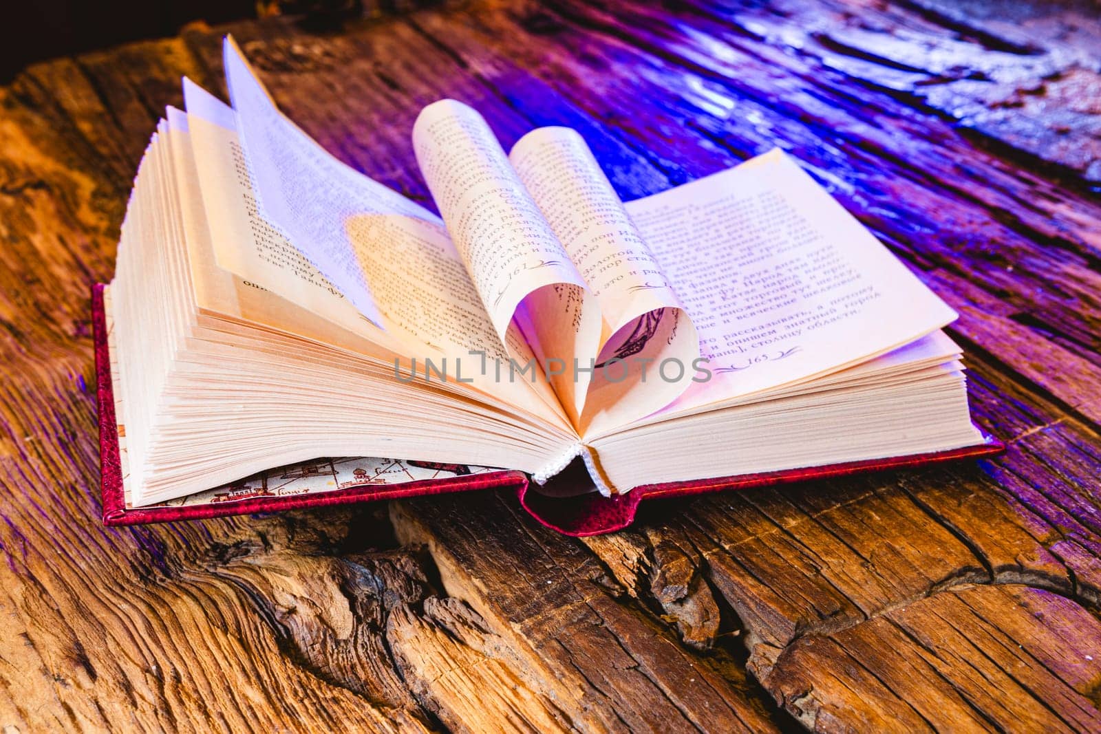 book with its pages shaping as heart. Resolution and high quality beautiful photo by sarymsakov