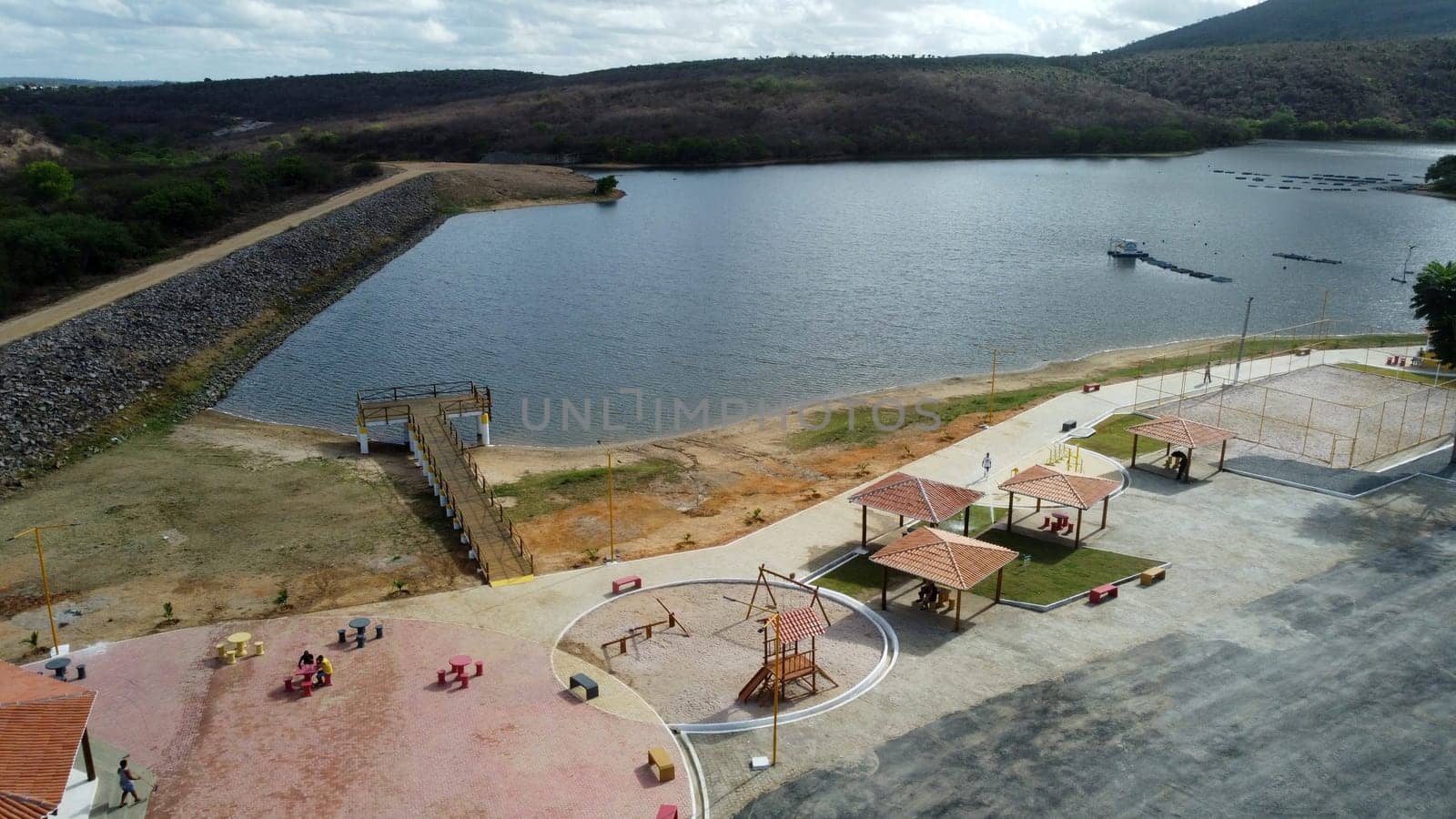 ruy barbosa, bahia, brazil - december 10, 2023: from the Vilobaldo Alencar Dam in the city of Ruy Barbosa, Chapada Diamantina region.