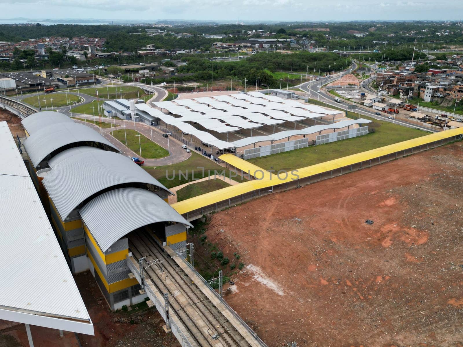 salvador, bahia, brazil - december 29, 2023: view of the Aguas Claras station of the Salvador metro.