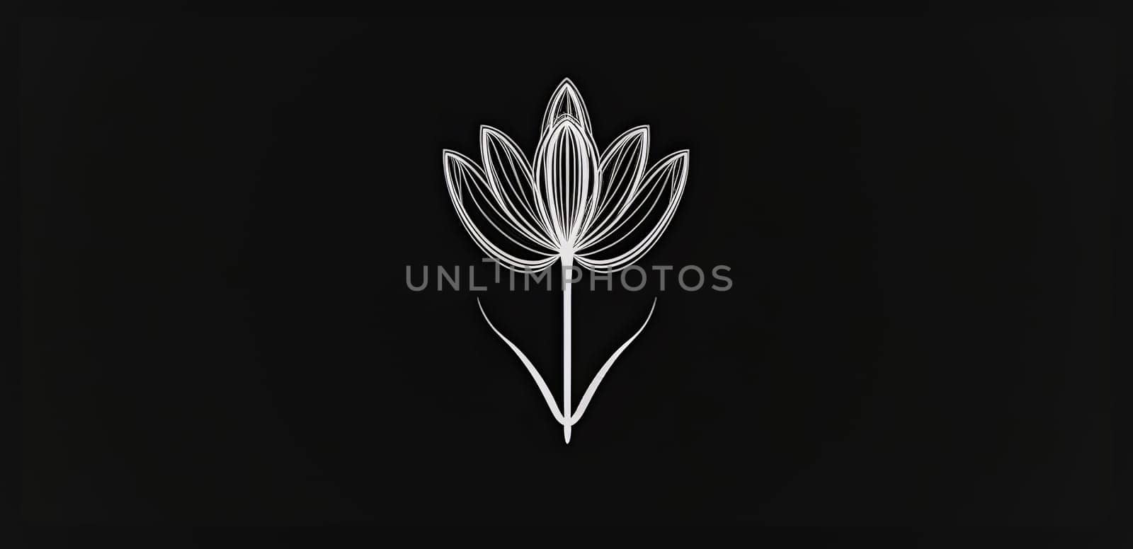 Simple and elegant flower icon by Alla_Morozova93