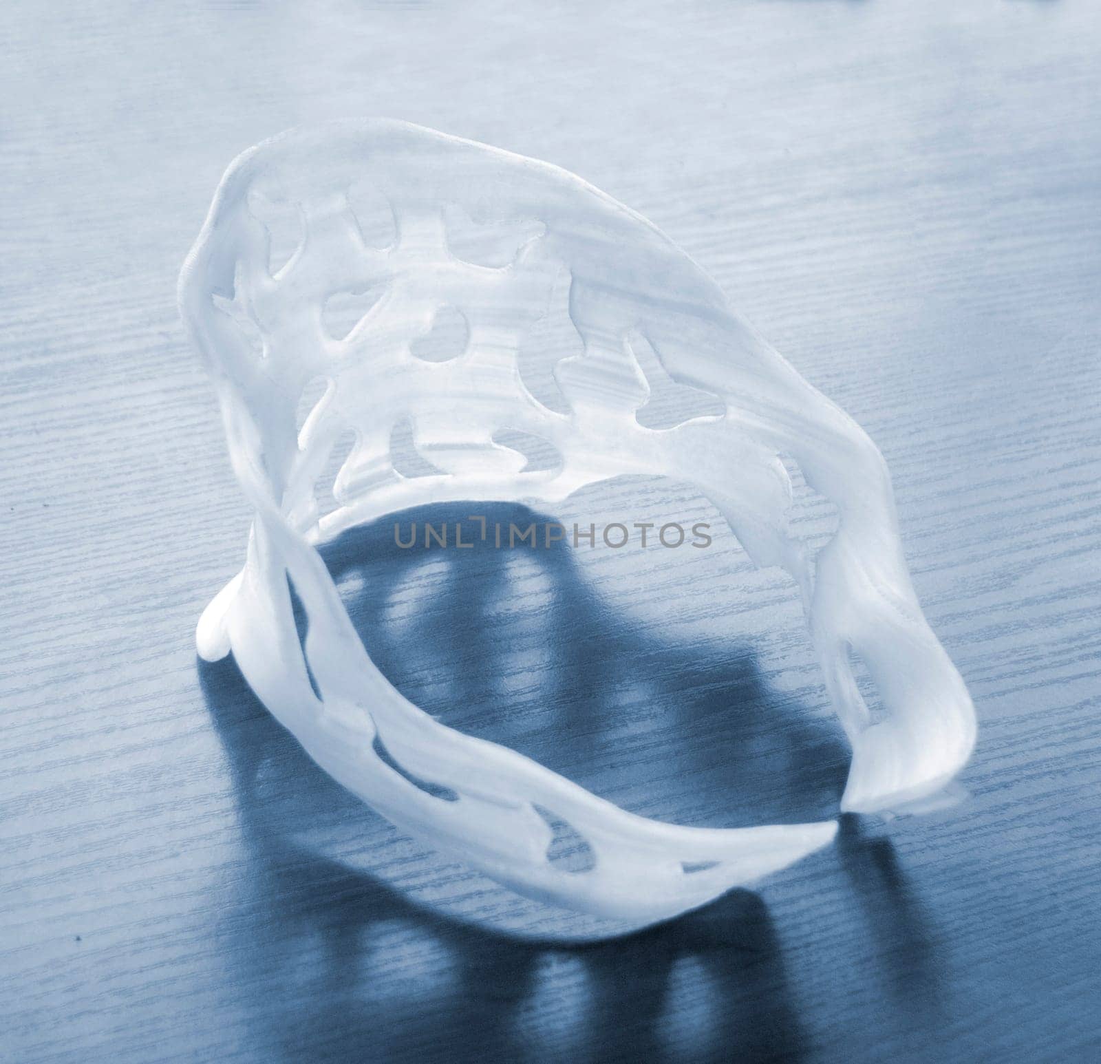 Neck splint corset prosthesis langet printed 3D printer from molten plastic by Mari1408