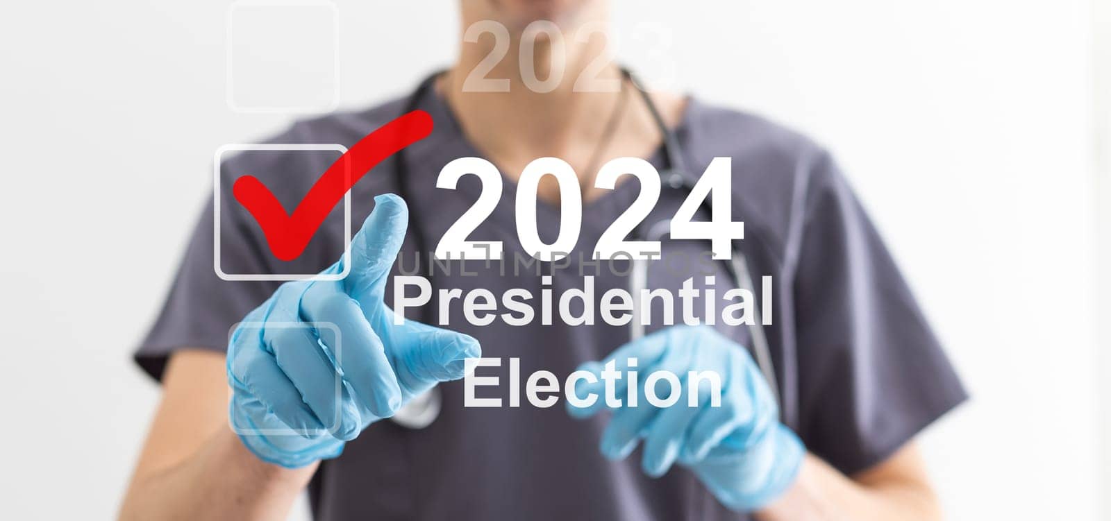 USA election 2024 background, vote. High quality photo