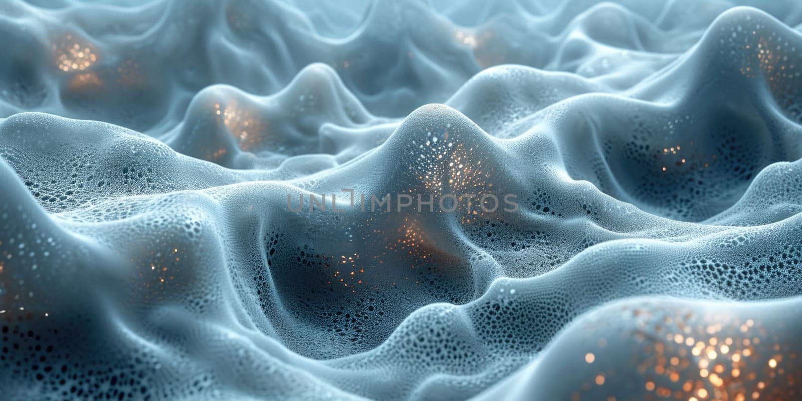 A highly detailed photograph capturing the intricate pattern formed by water.