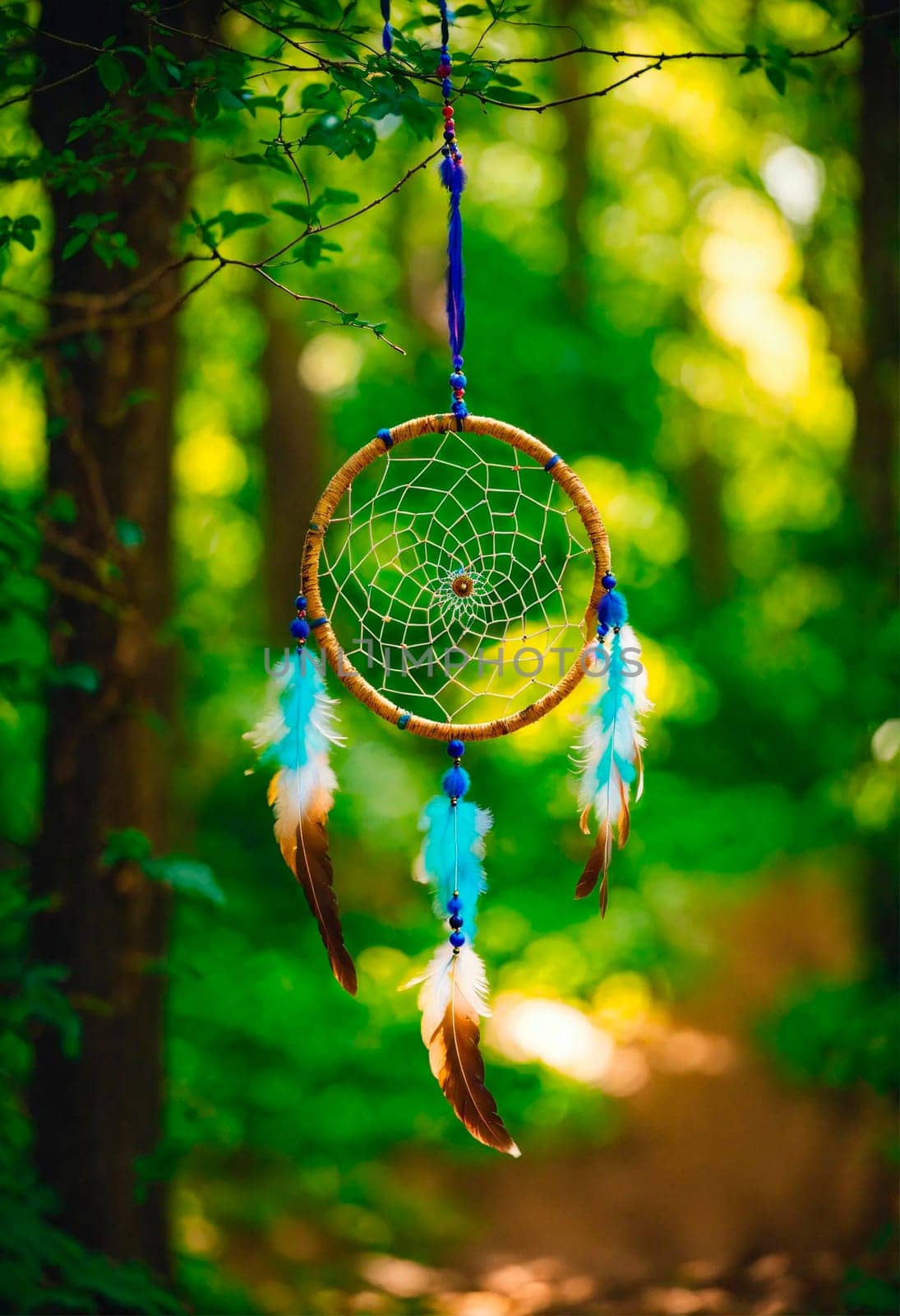 dream catcher in nature. Selective focus. nature.