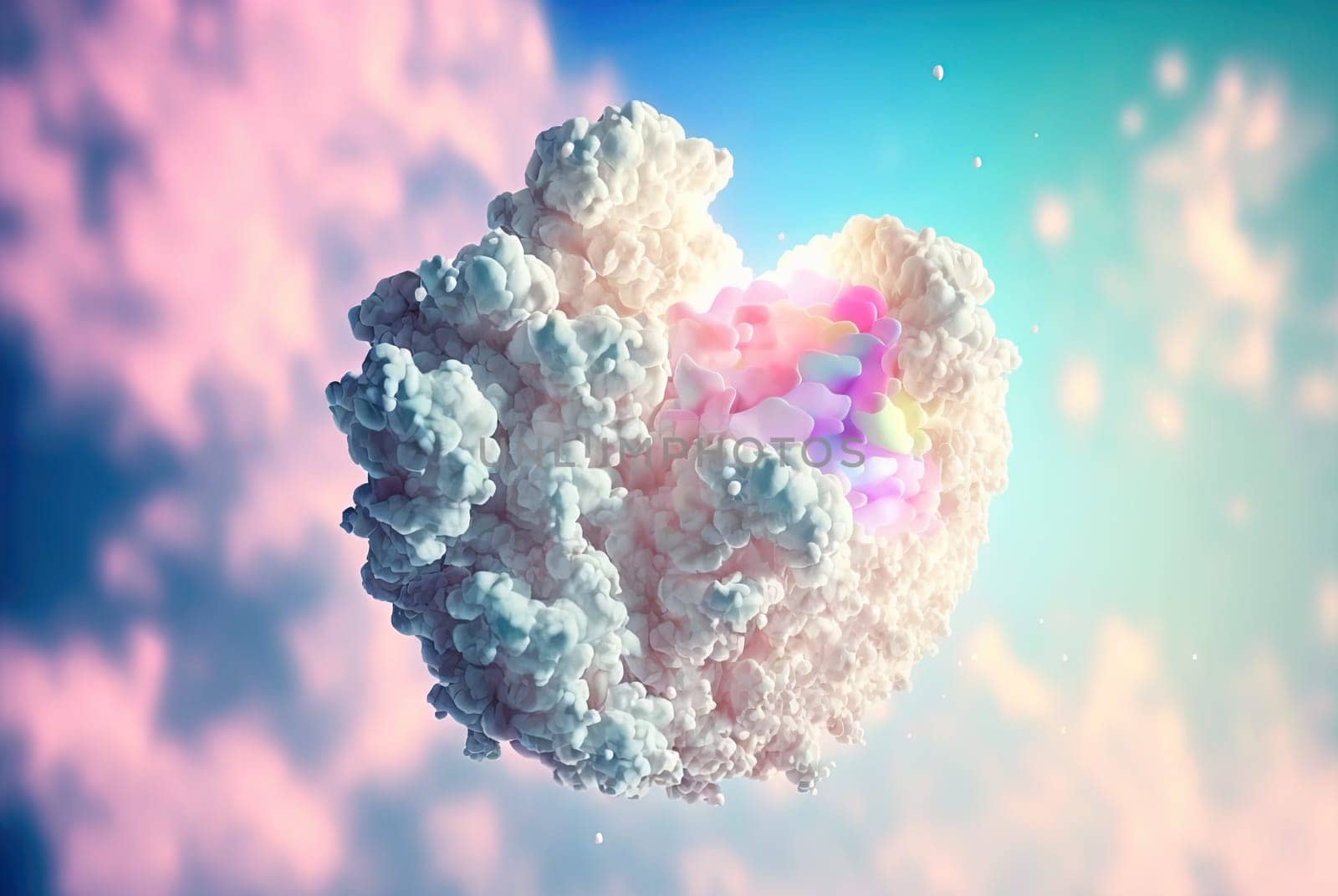 A box of popcorn. Movie theater themed popcorn package. Generative AI