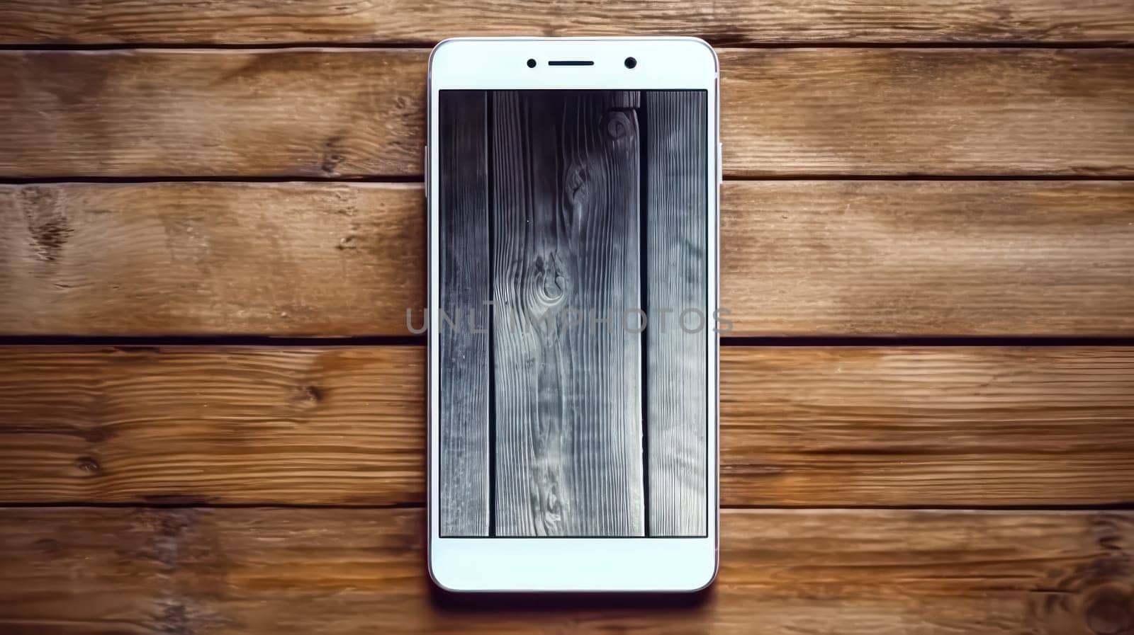 A smartphone featuring a beautiful screen saver by Alla_Morozova93