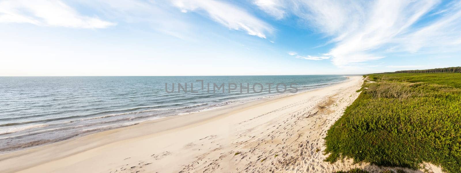 Landscape of Sao Geraldo beach in Maceda, Ovar - Portugal.