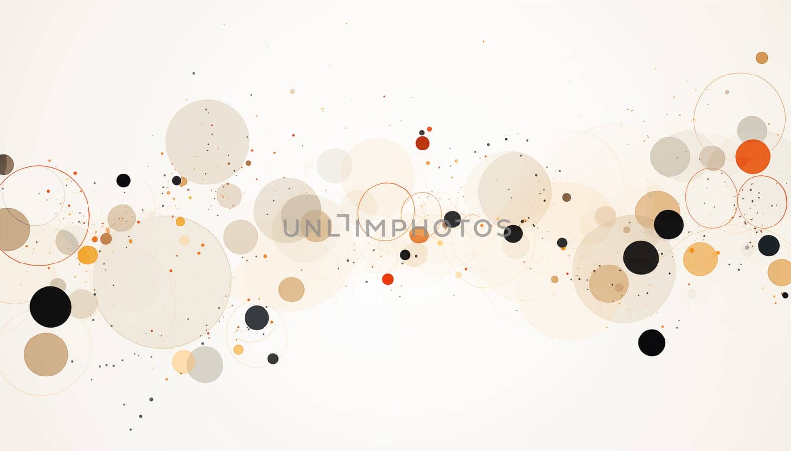 White abstract background with circles. High quality photo