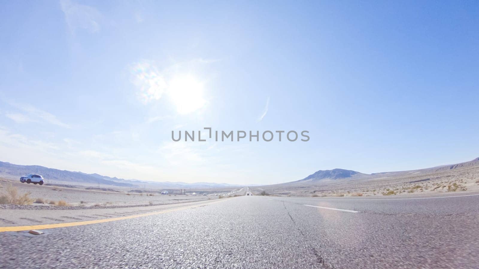 Daytime Road Trip: Nevada to California on HWY 15 by arinahabich