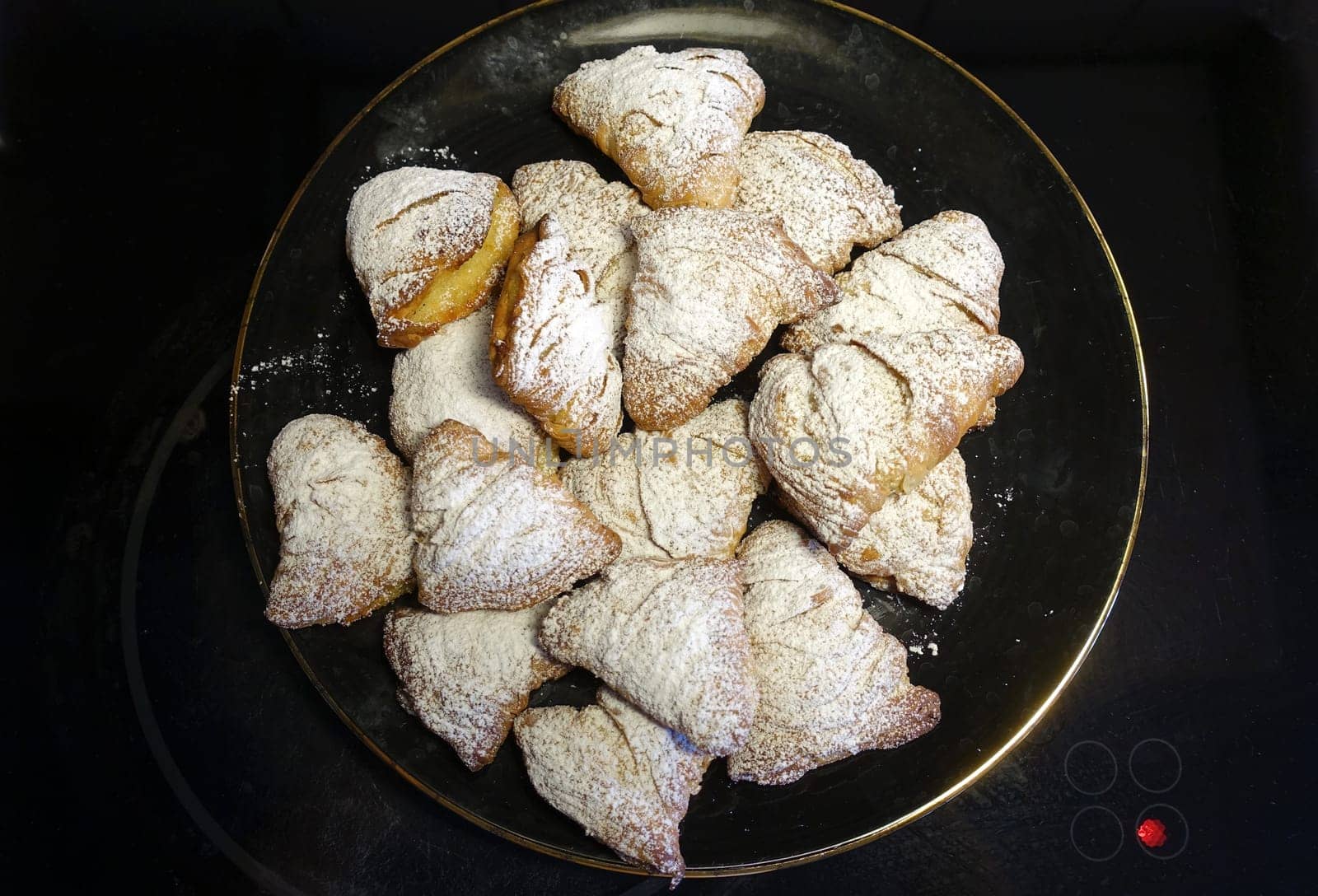 Homemade sfogliatelle. Traditional dessert from Naples. by Jamaladeen