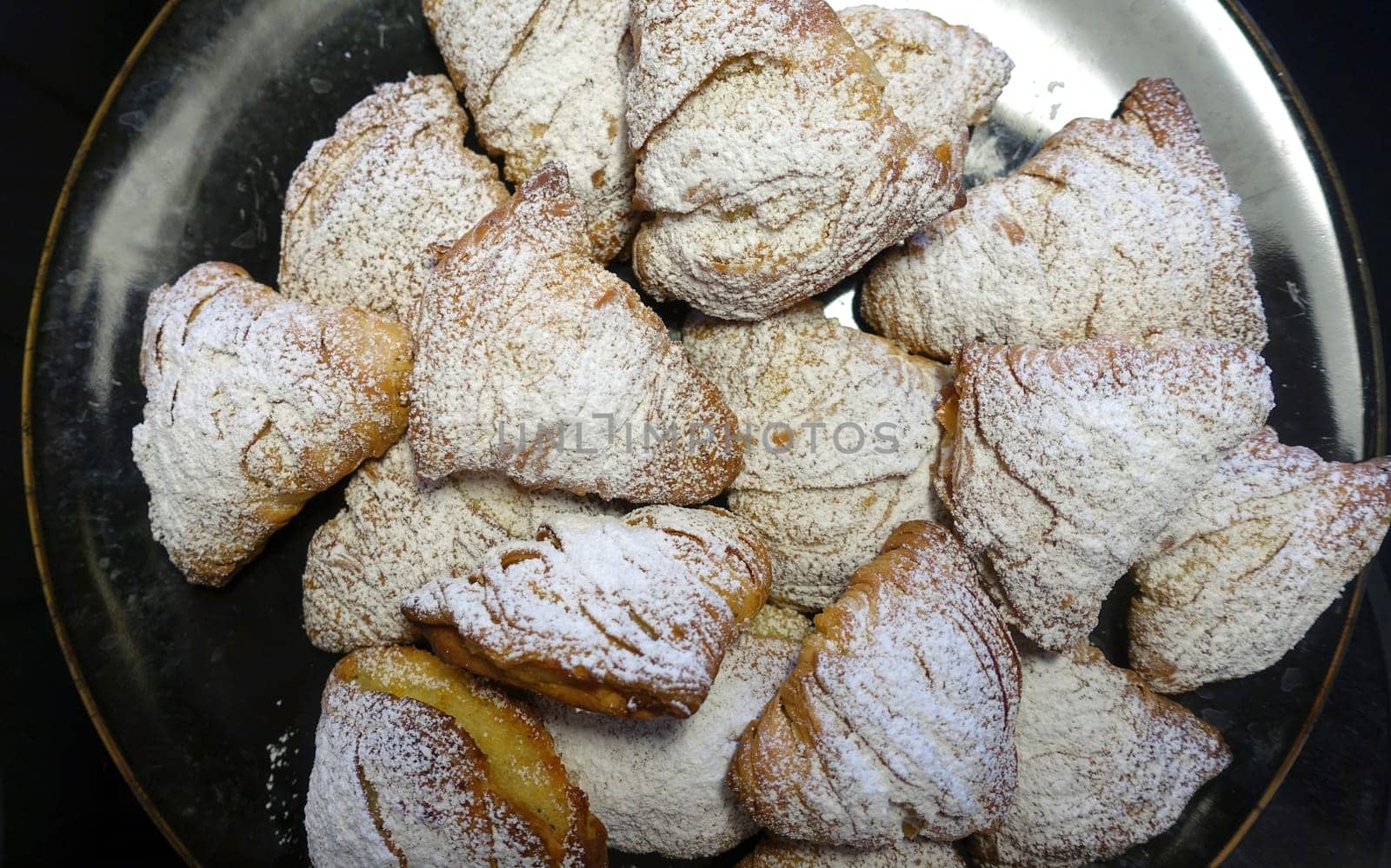 Homemade sfogliatelle. Traditional dessert from Naples. by Jamaladeen