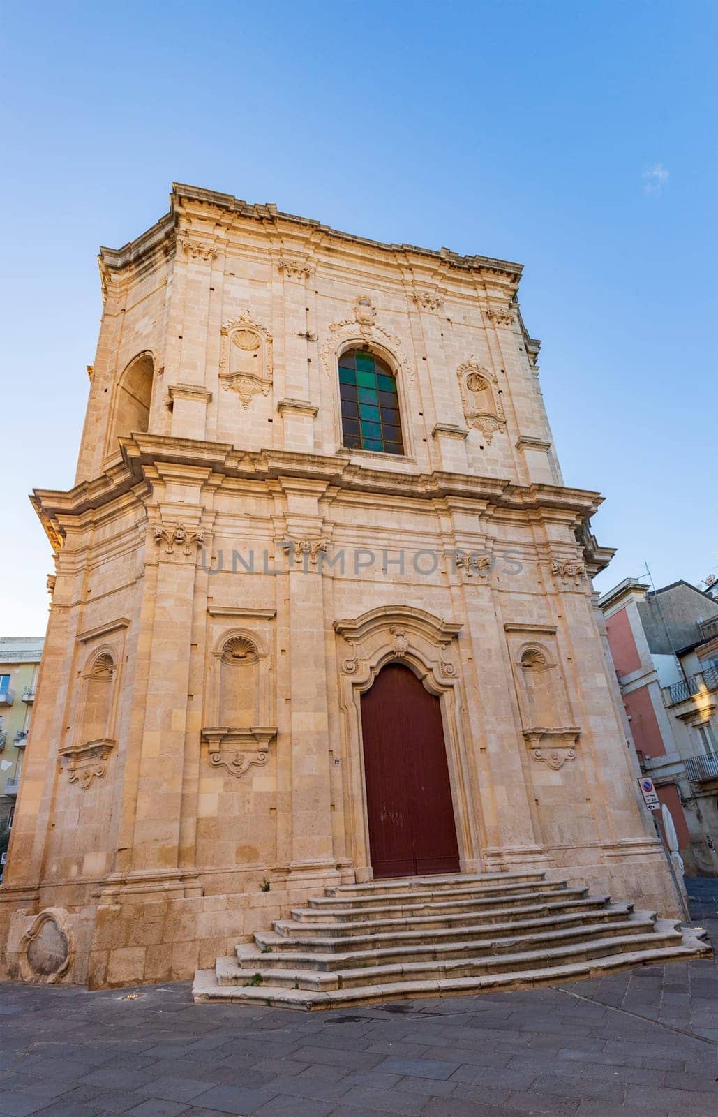 church San Giuseppe in Siracusa, Sicily. Roman catholic church in Baroque style by EdVal