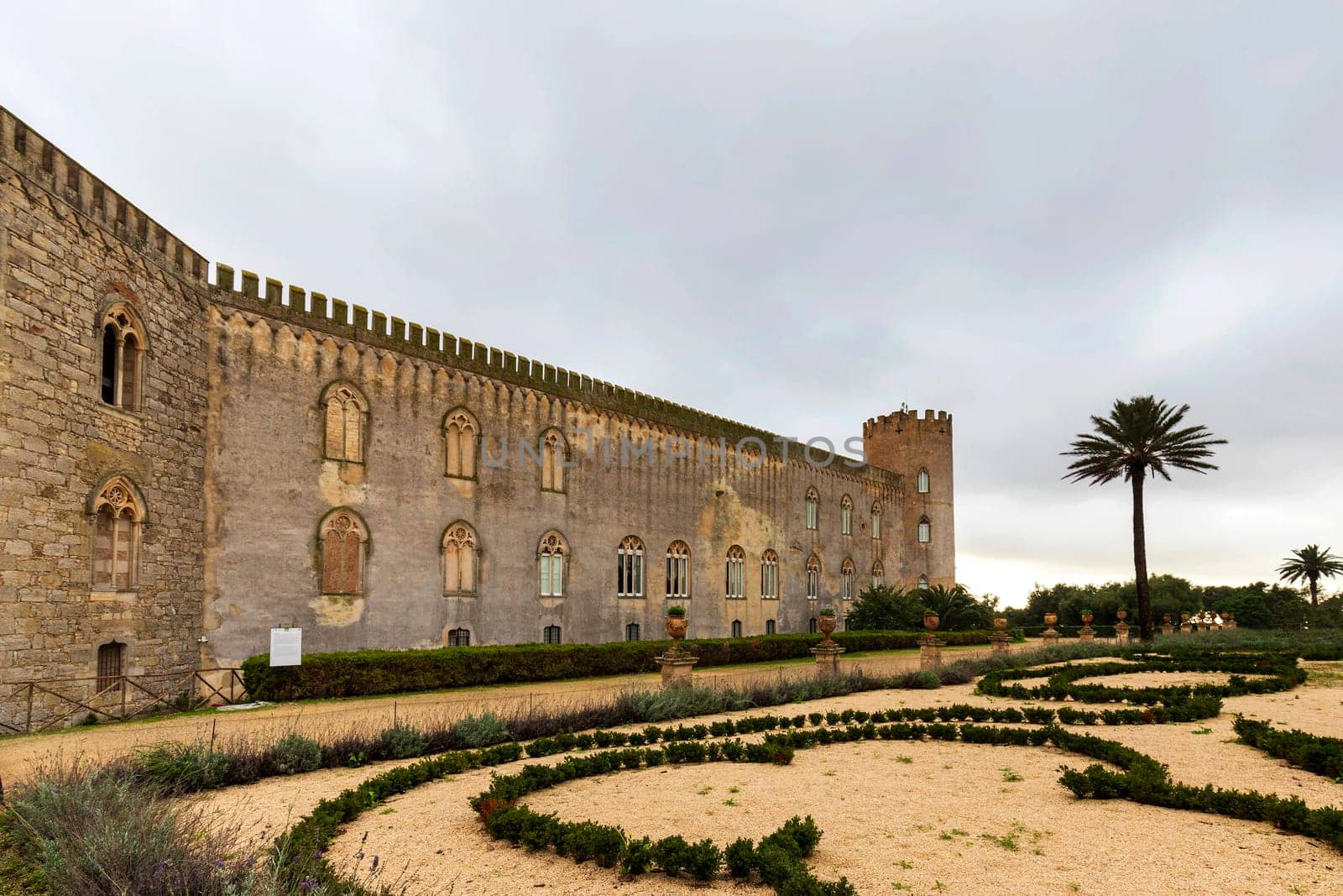 View of the garden and Donnafugata castle