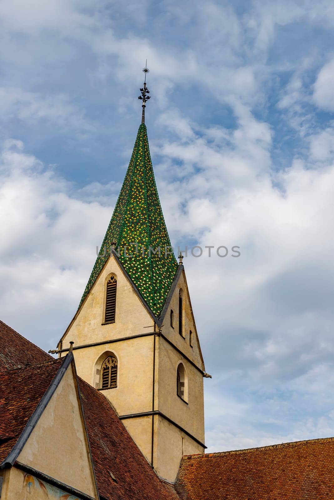 A tower of Blaubeuren Abbey in the city of Blaubeuren, Germany by EdVal