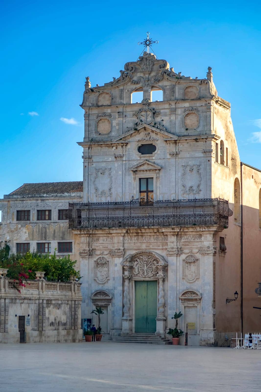Syracuse, Italy - November 21, 2022: Church Santa Lucia alla Badia in Syracuse, an iconic landmark in the historic core of Ortigia Island, Italy by EdVal