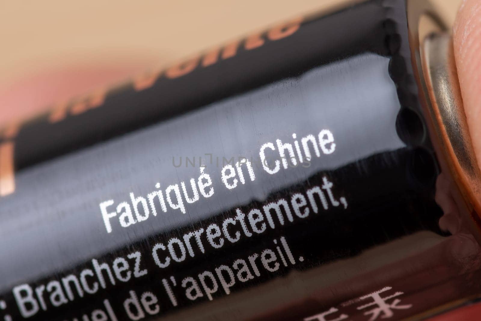 Made in China written in French on battery by VitaliiPetrushenko