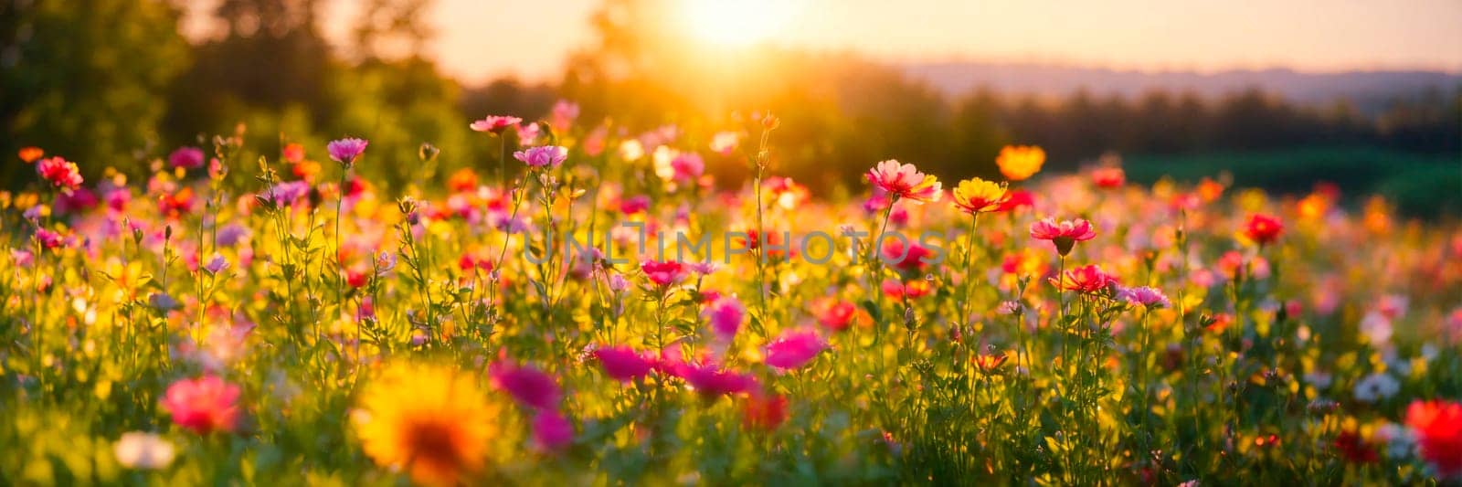 summer flowers in the meadow. Selective focus. nature.