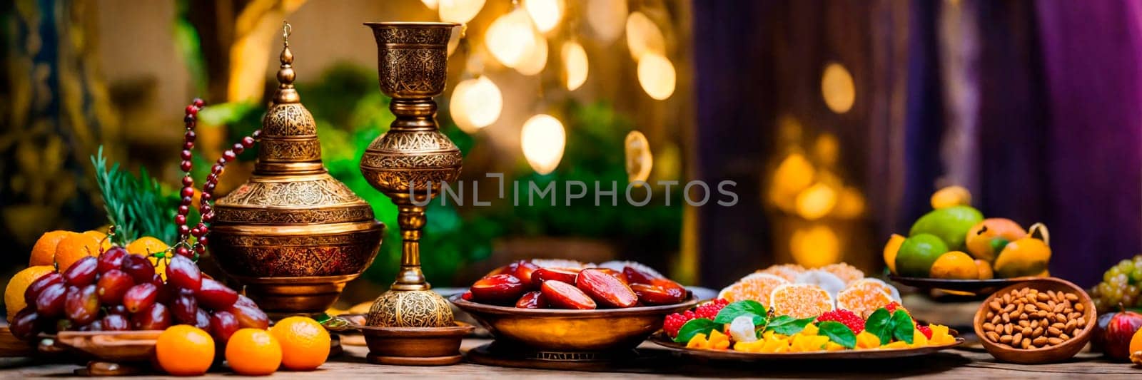 ramadan food drinks on the table. Selective focus. food.