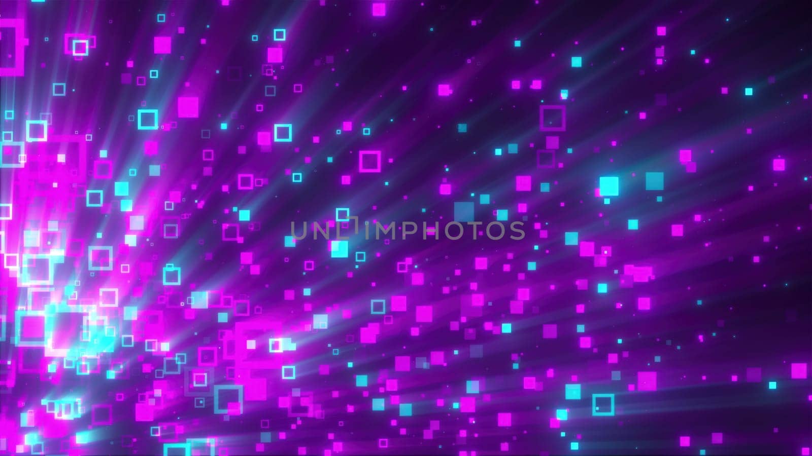 Digital backdrop with squares stroke. Computer generated 3d render