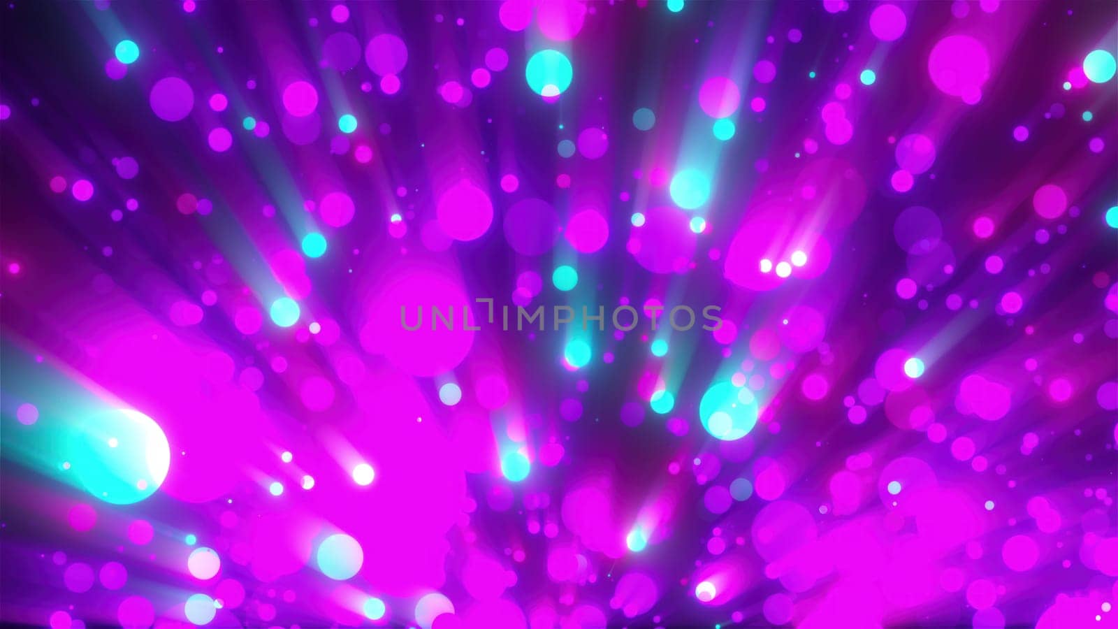 Abstract glowing particles with shine. Computer generated 3d render