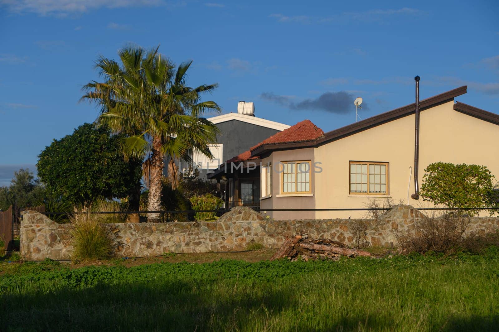 villa on the island of Cyprus in winter on a sunny day 2 by Mixa74