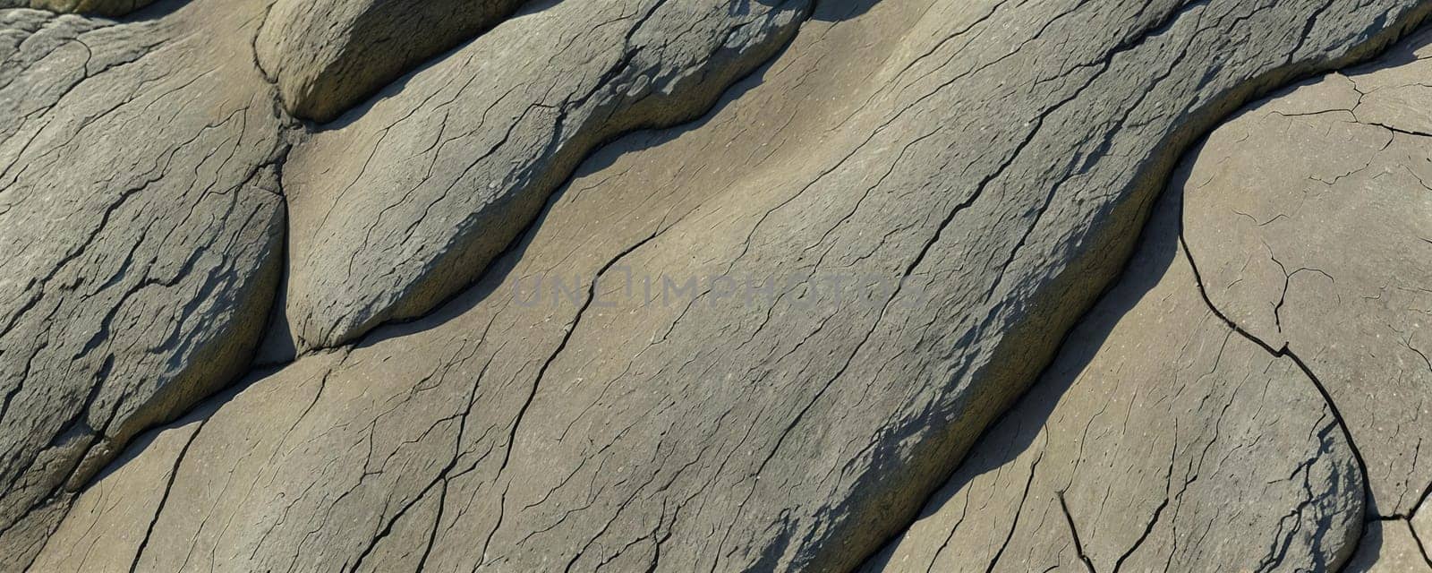 Close-up sand and stone, forming a captivating background pattern. Generative AI. by GoodOlga