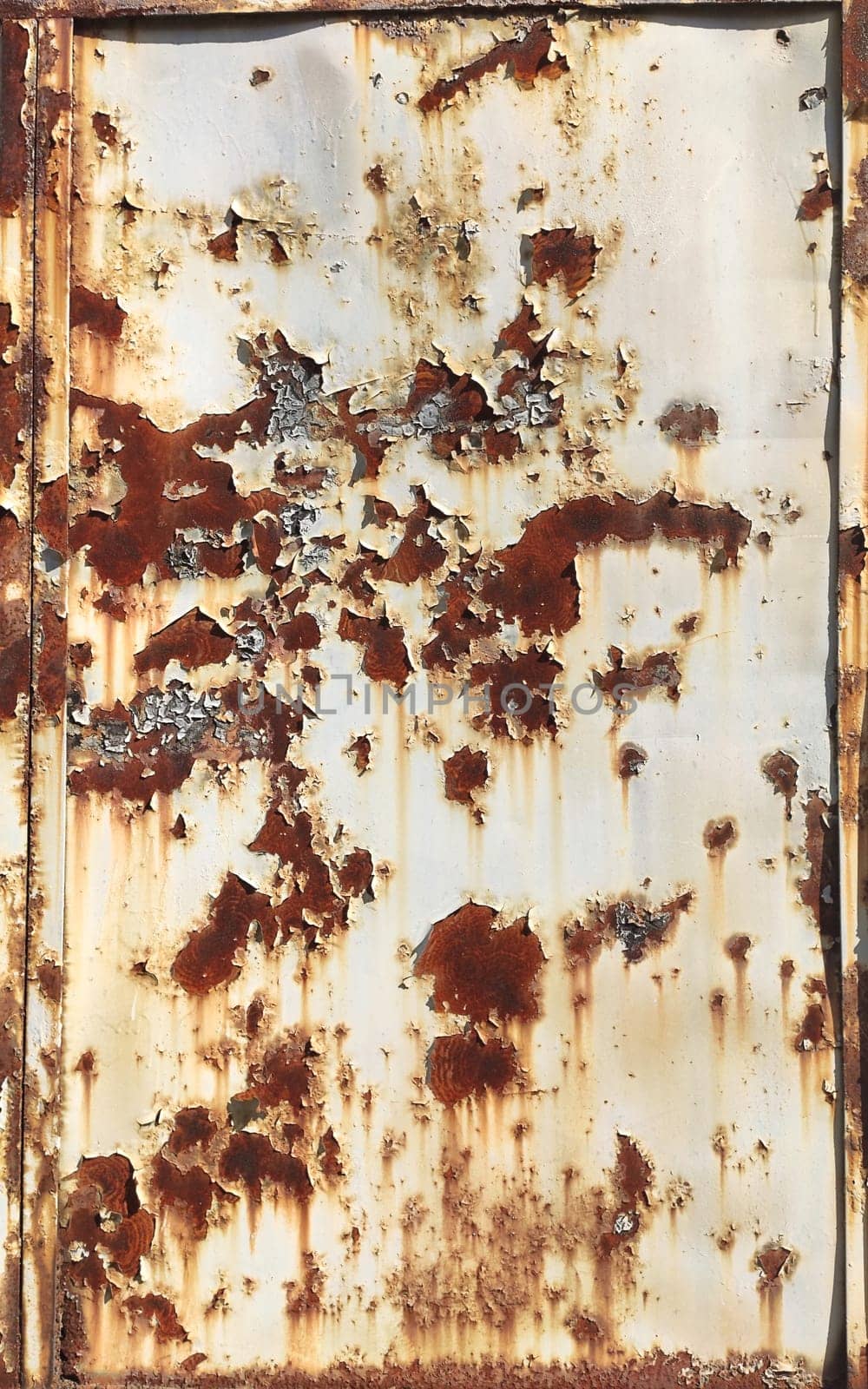 Grunge rusted metal texture. Rusty corrosion and oxidized background. Worn metallic iron rusty metal background by OnPhotoUa