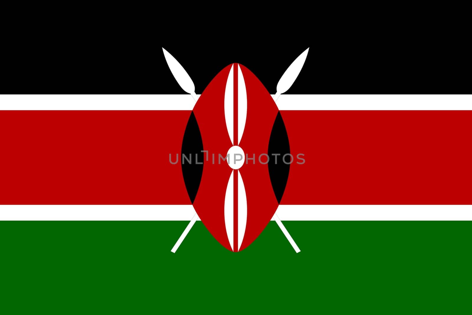 Kenya flag background illustration large file by VivacityImages