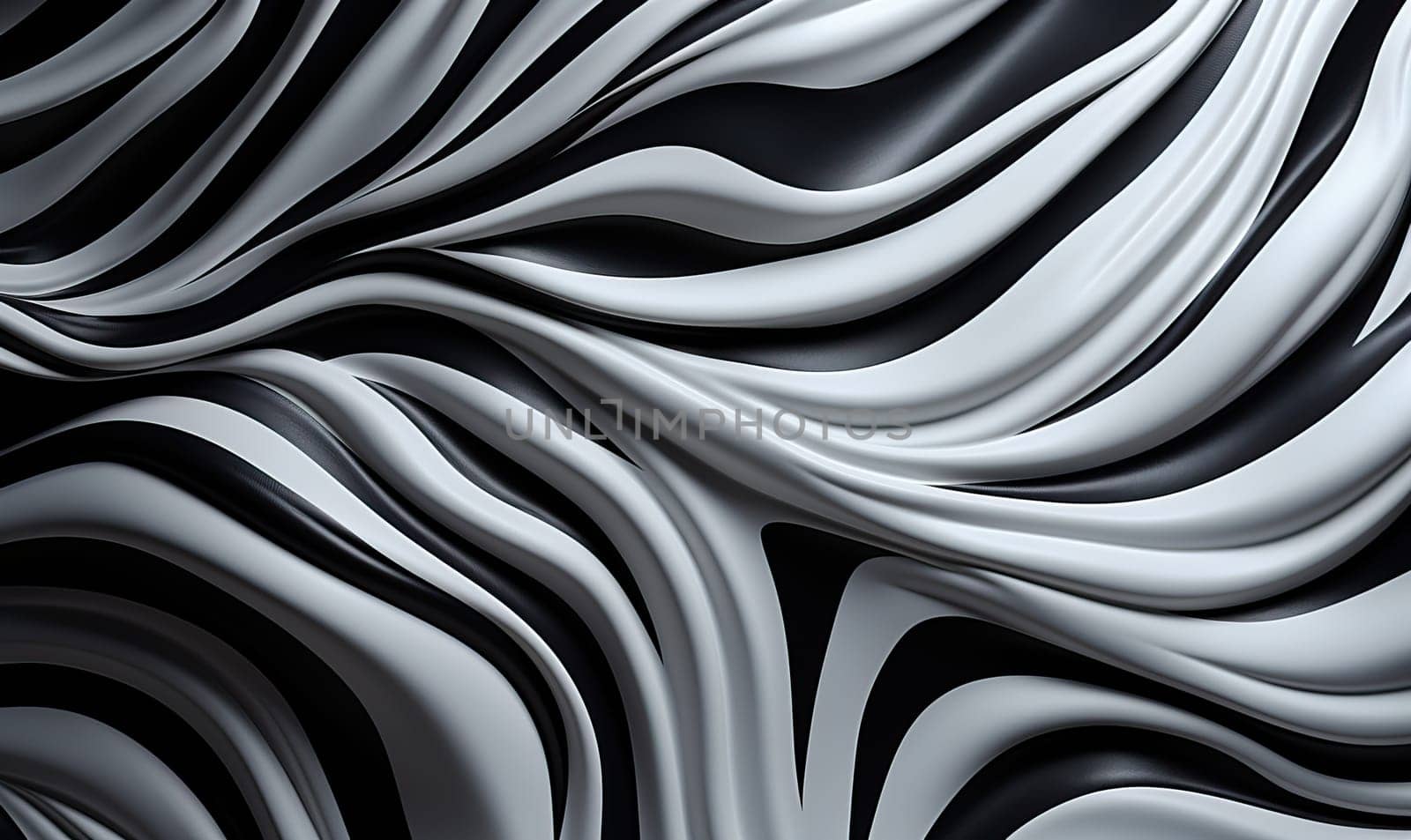 Abstract background, black and white stripes of Zebra. Selective soft focus.