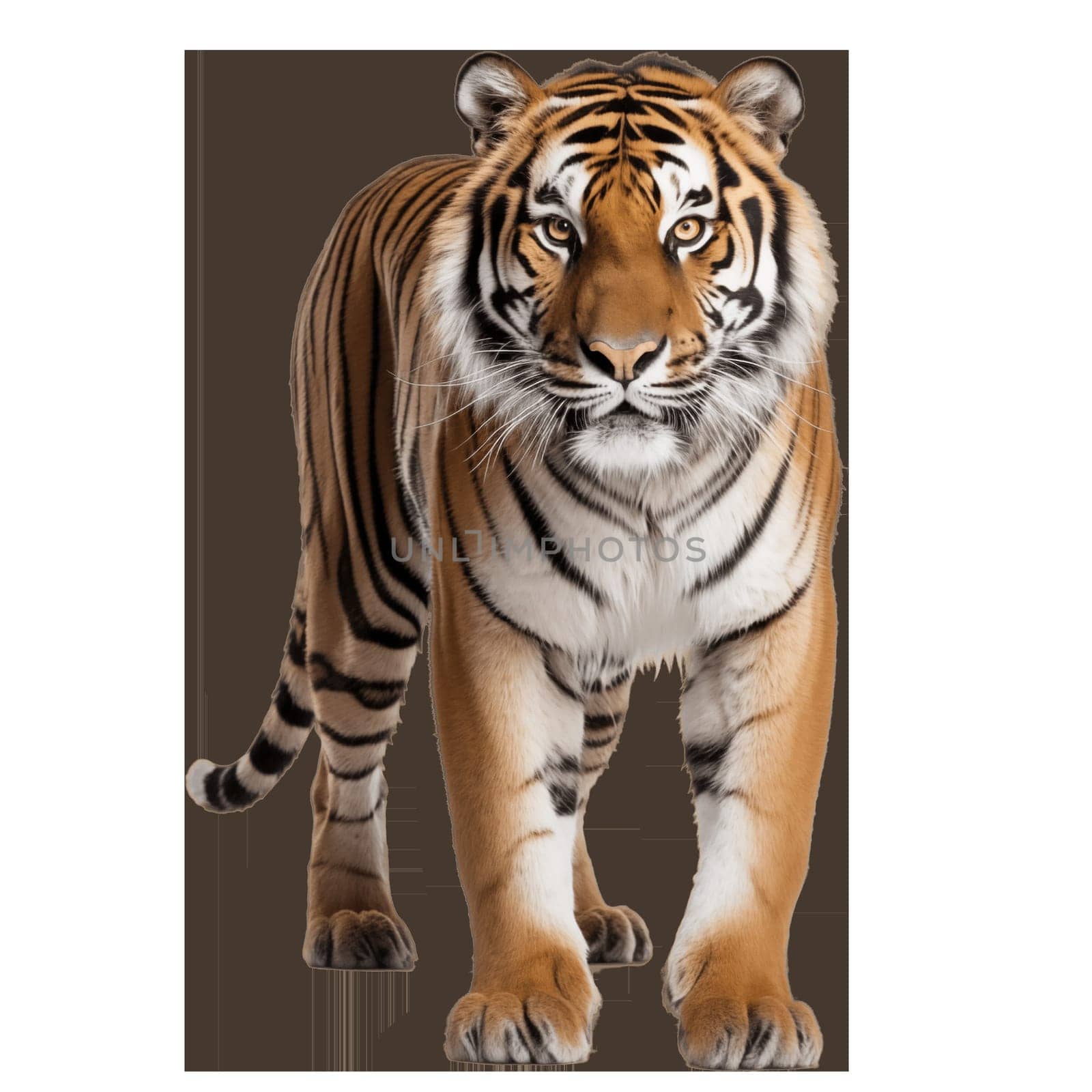 Amur wild tiger isolated image by Dustick