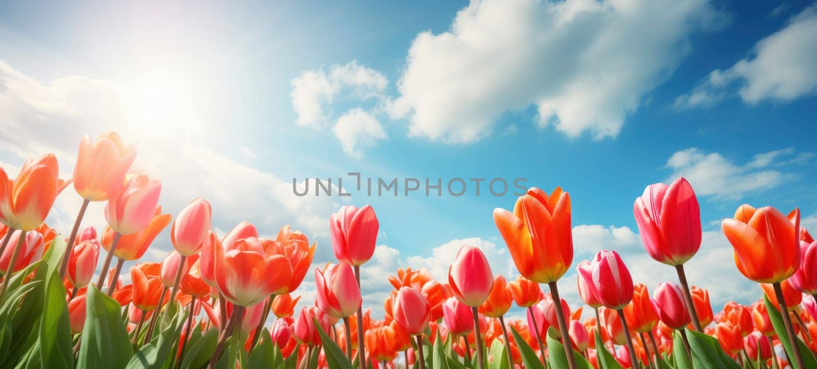 A bouquet of pink tulips arranged elegantly on a polished wooden surface, emphasizing contrast and natural beauty.