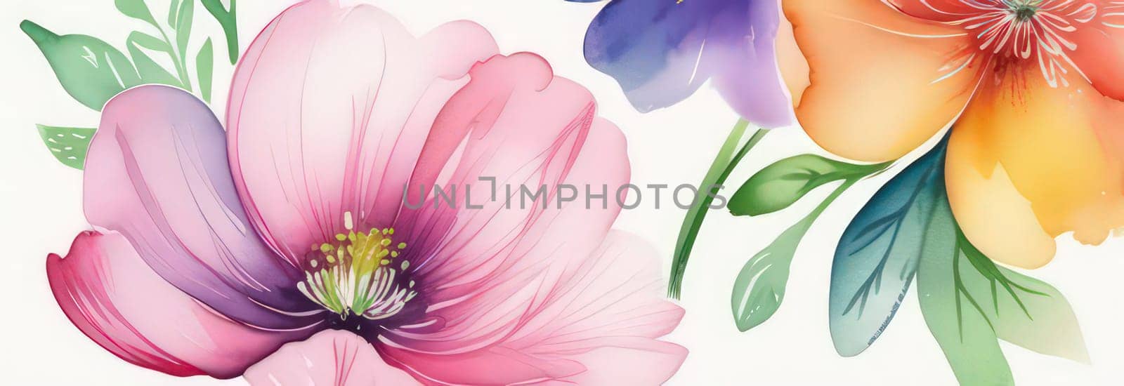 Beautiful celebration spring flowers on pastel background. Concept Birthday, Mothers Day, Womens Day, March 8. Spring easter flower background. Spring, easter greeting card design layout. Copy space. by Angelsmoon