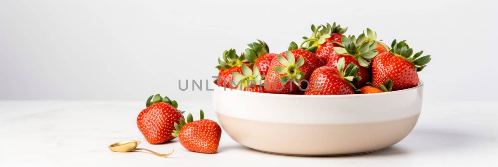 A bowl of strawberries sitting on a table