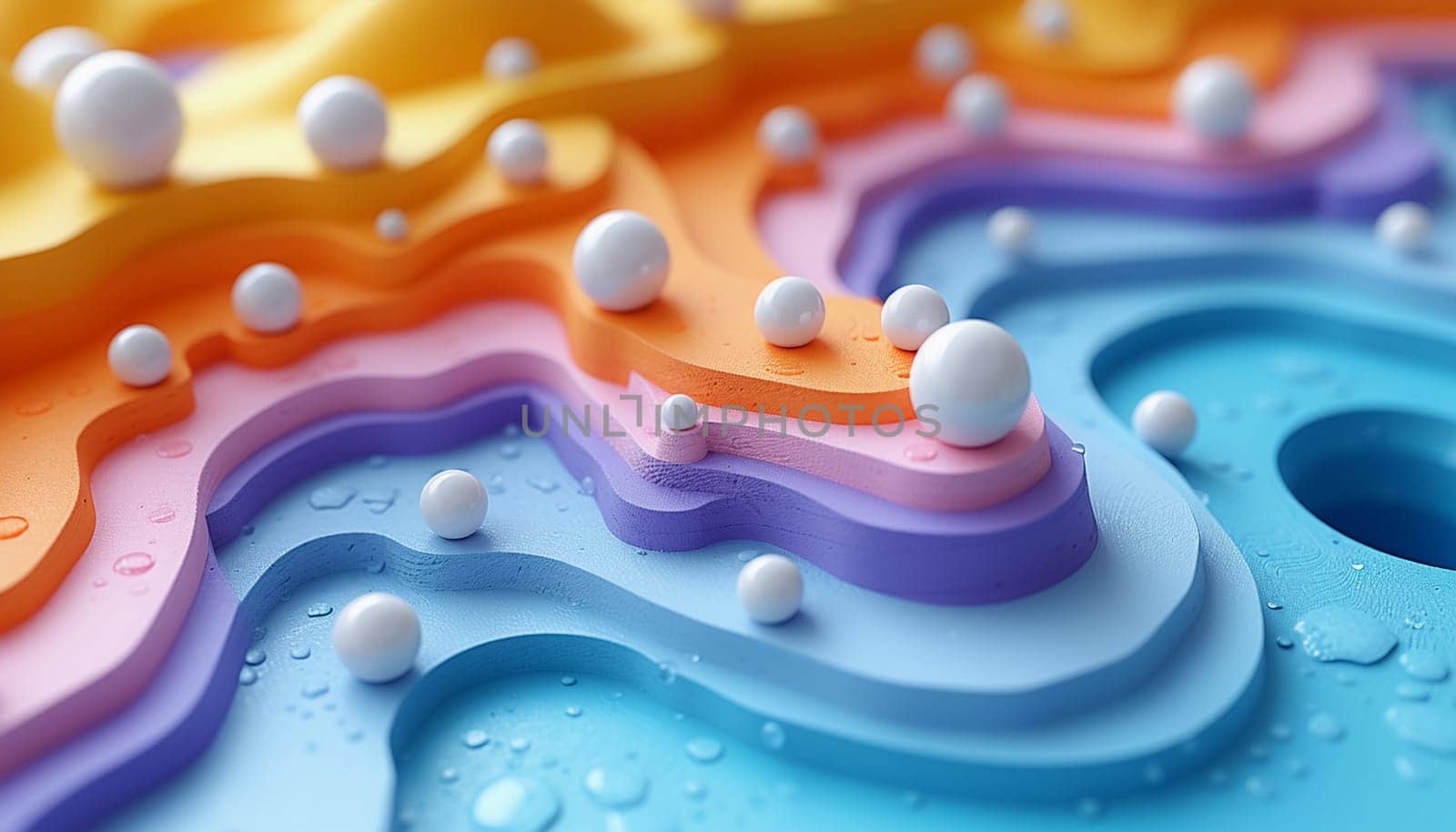 Abstract multicolored bright background by Nadtochiy