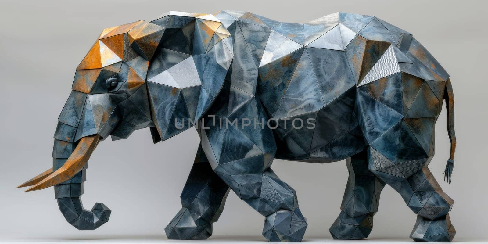 Oil painting of elephant, artist collection of animal painting for decoration and interior. by Benzoix