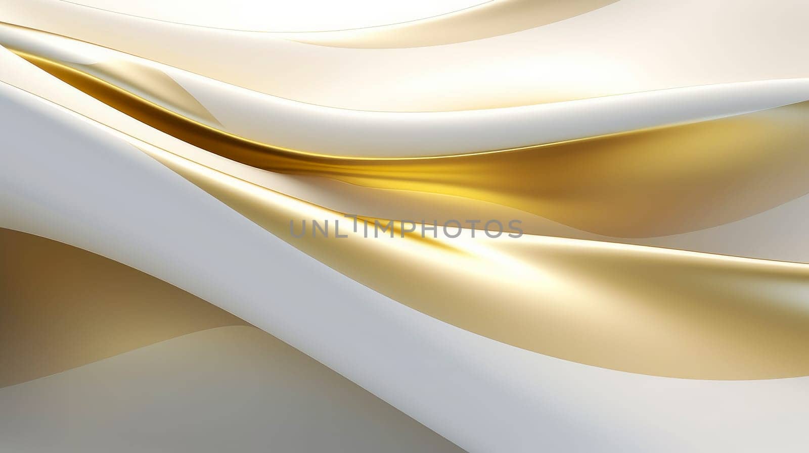 Beautiful luxury 3D modern abstract neon milky white light background consisting of waves with light digital effect