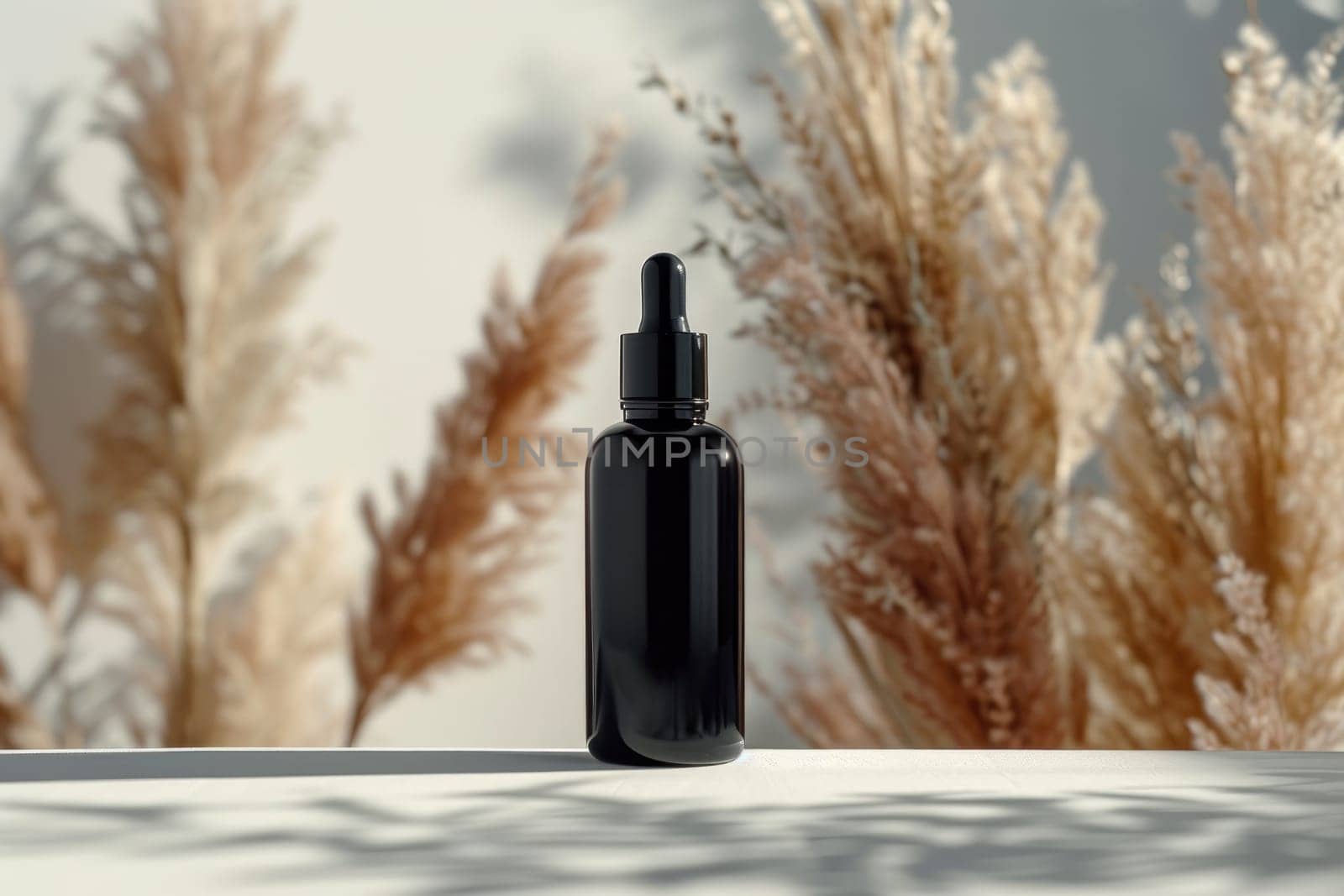 Serum bottle and skincare. cosmetic concept. Generative AI.