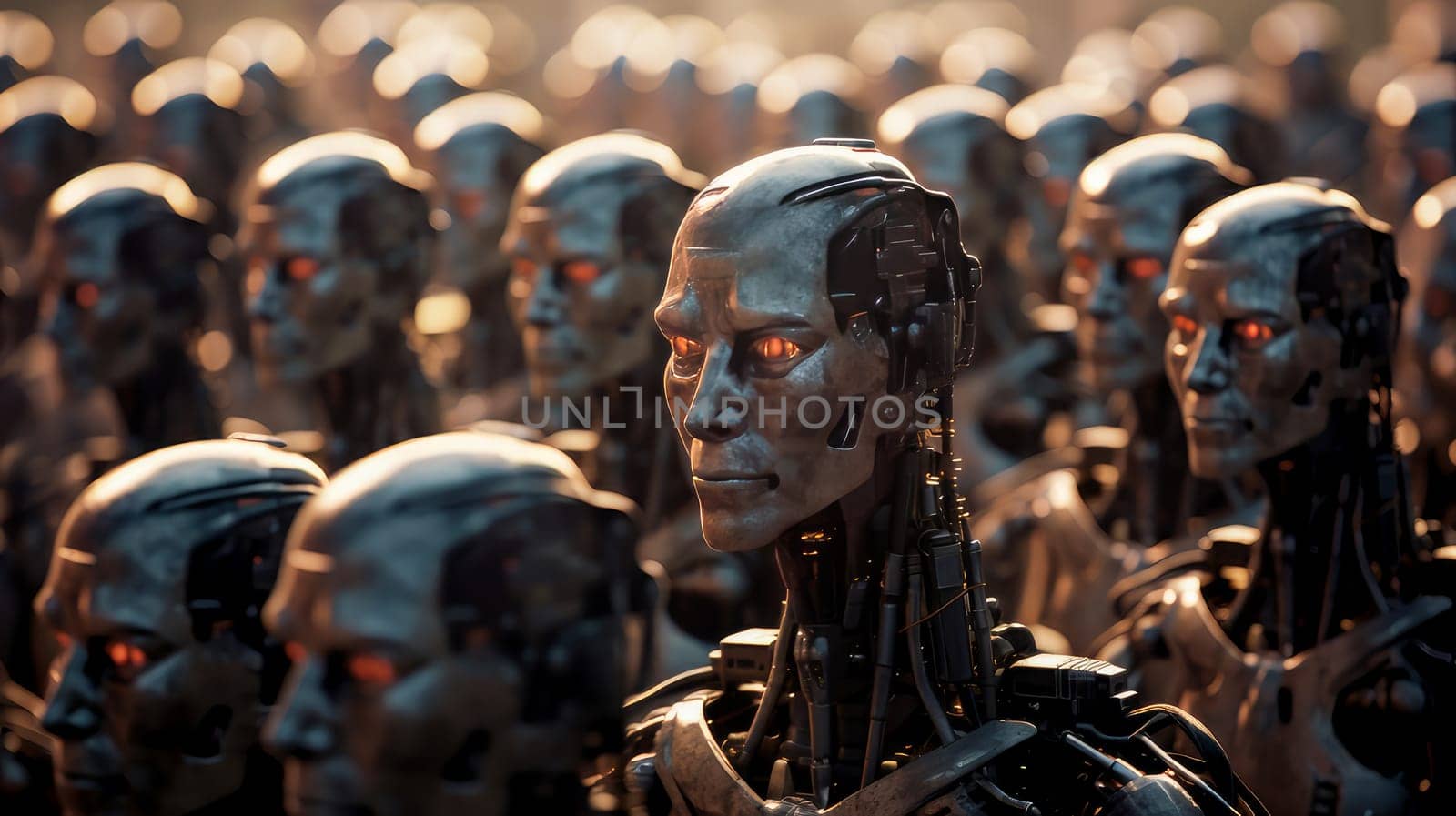 many identical robots by Alla_Yurtayeva