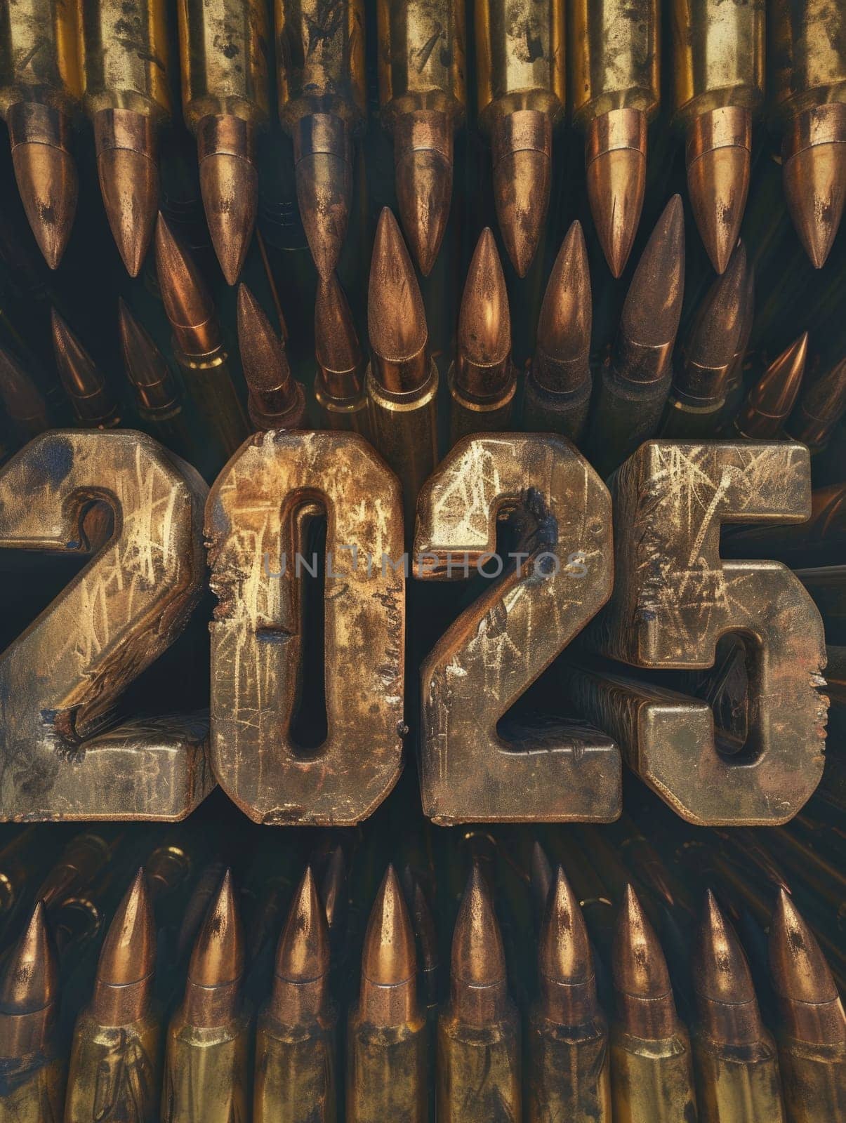 A detailed view of multiple bullet casings, showcasing their unique markings and textures.