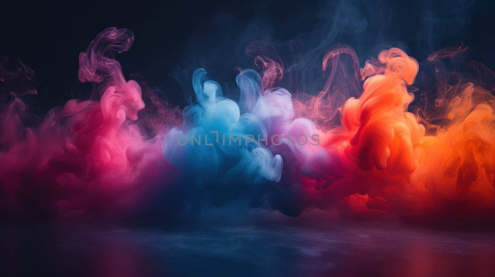 wispy pastel smoke on a black background isolated.