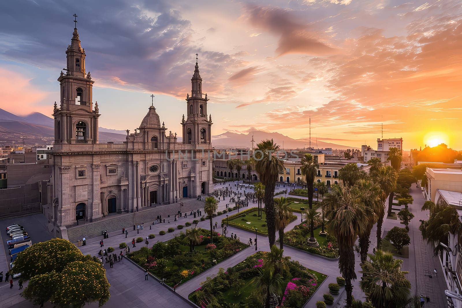 Panoramic view of the church and monastery of San Francisco by Andrei_01