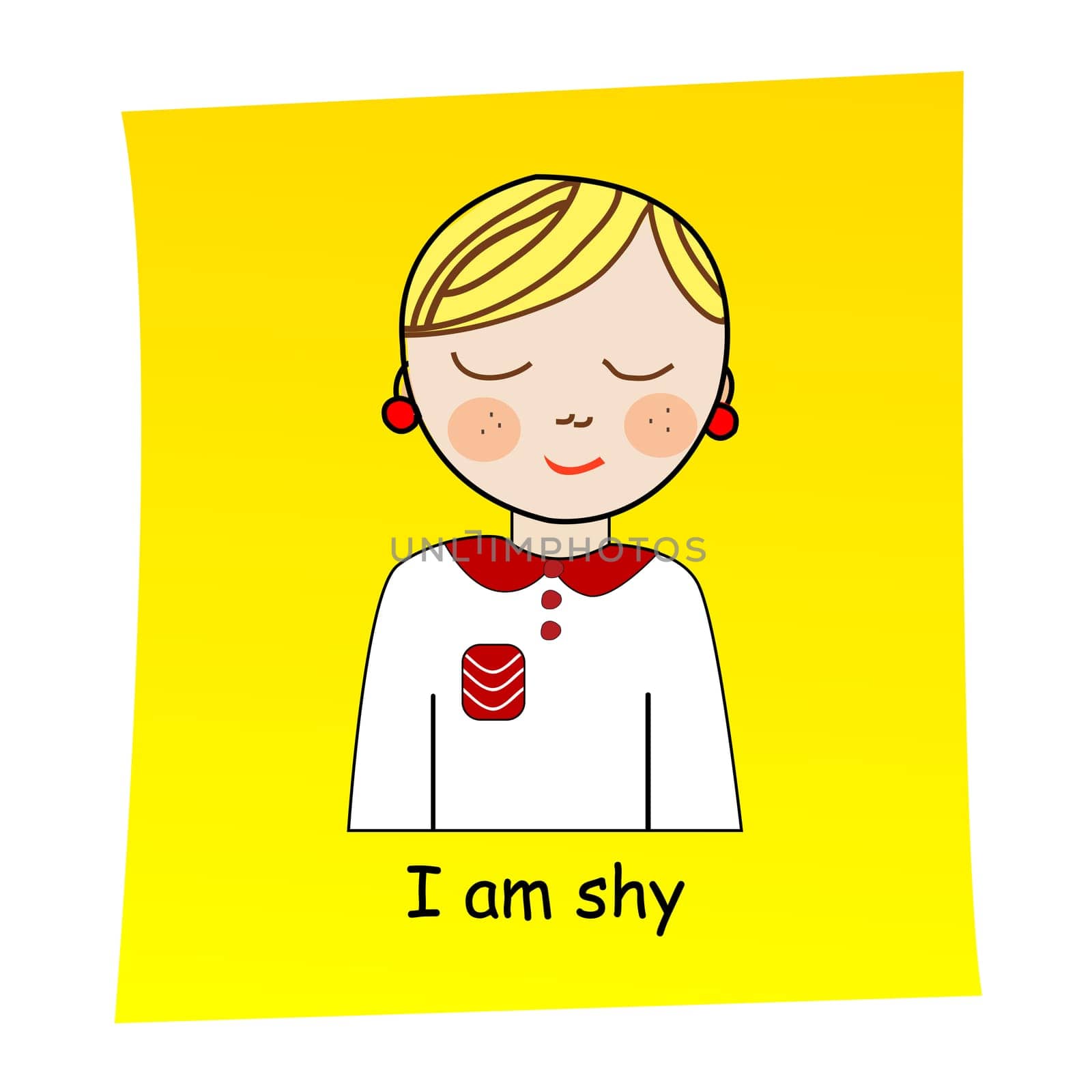 I am shy concept by hibrida13