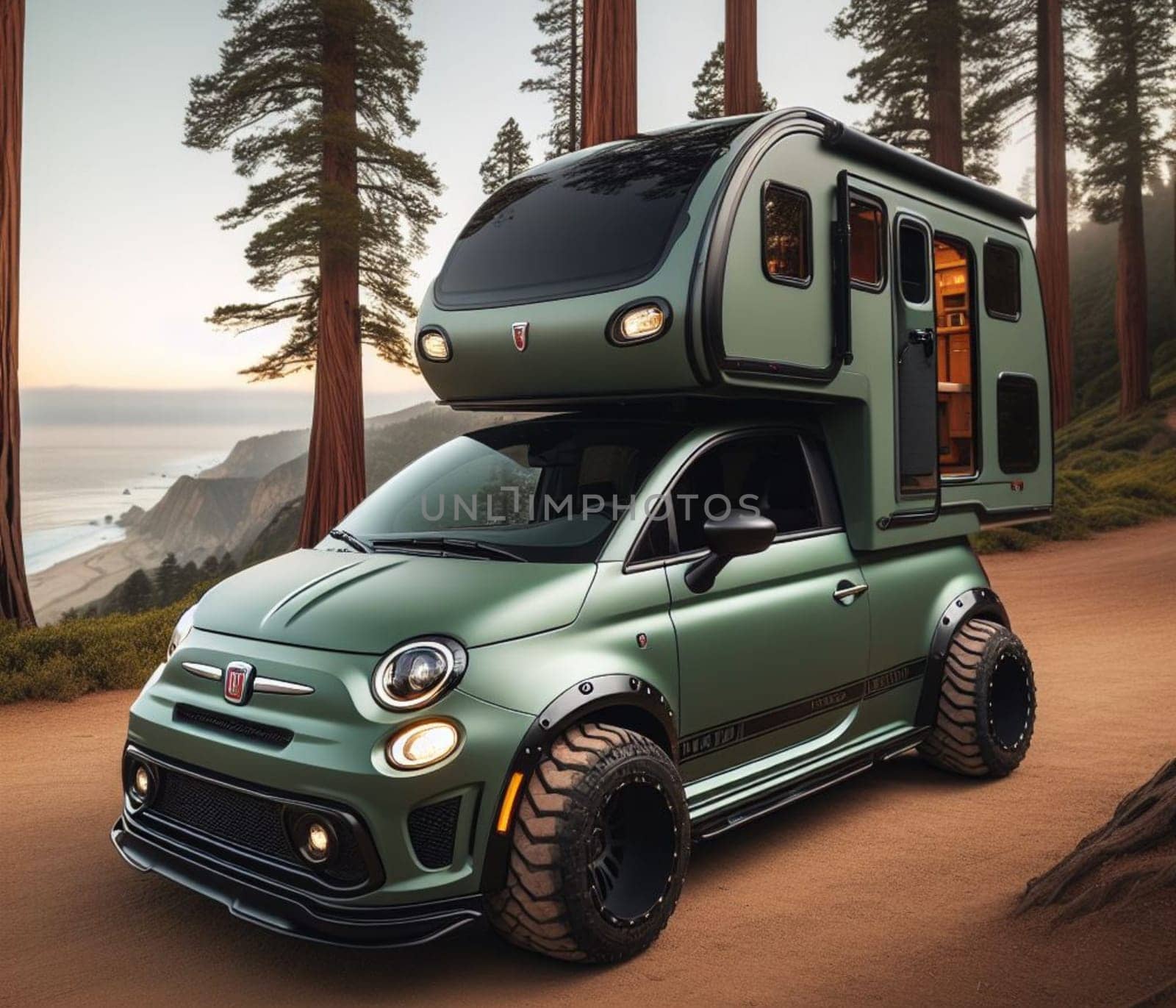 small tuned sports supercar italian 500 design camper van conversionexpensive fast sports supercar italian ursus design camper van conversion