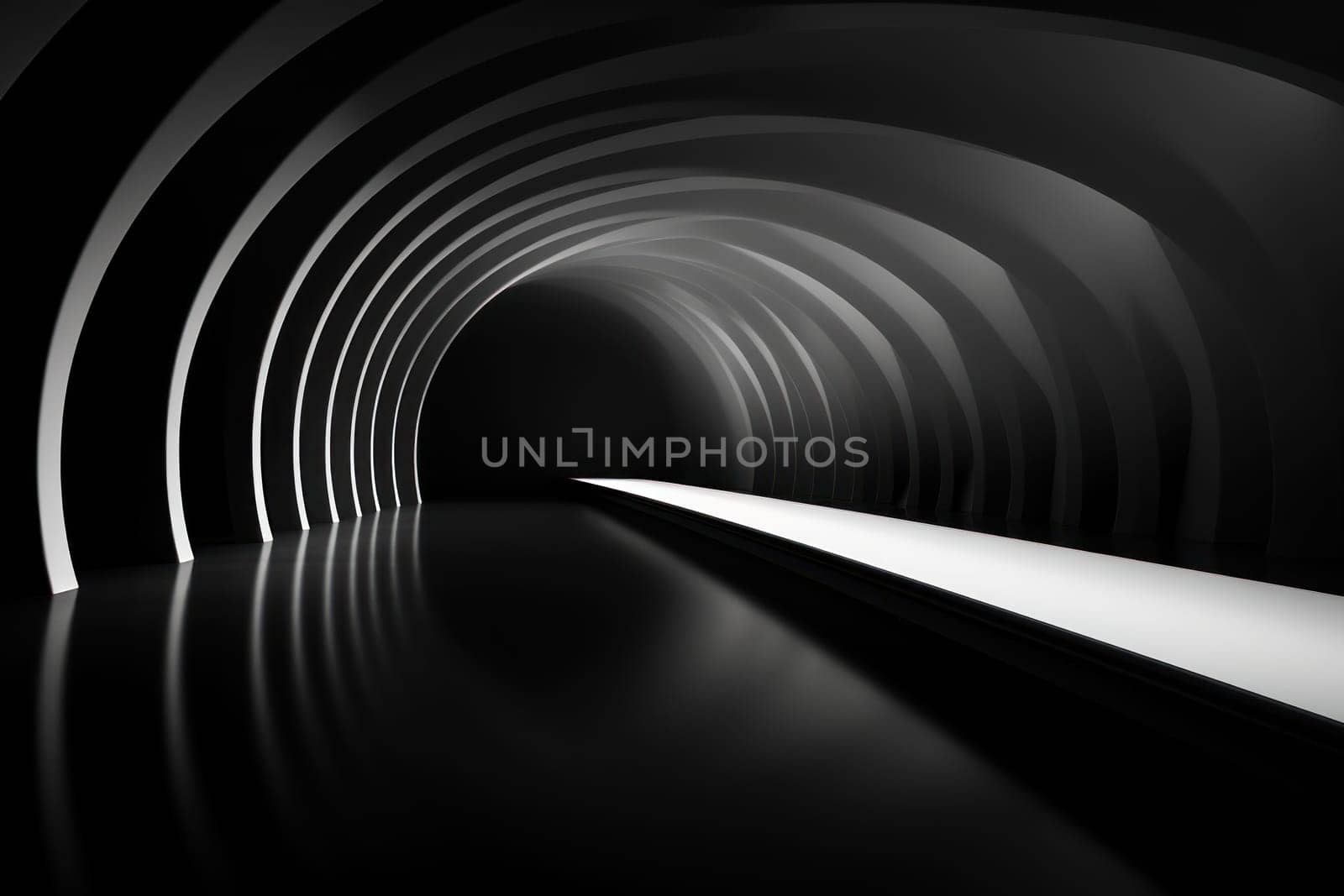 Black and white line abstract design background. generative AI..