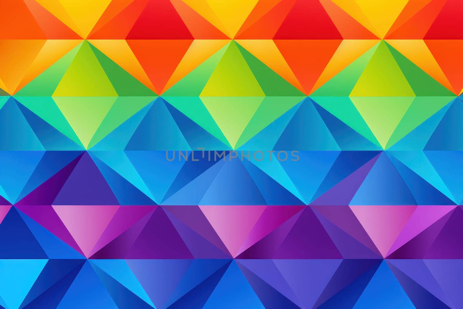 A gradient background transitioning through the colors of the rainbow, symbolizing the diversity and beauty of the LGBTI community - Generative ai by matamnad